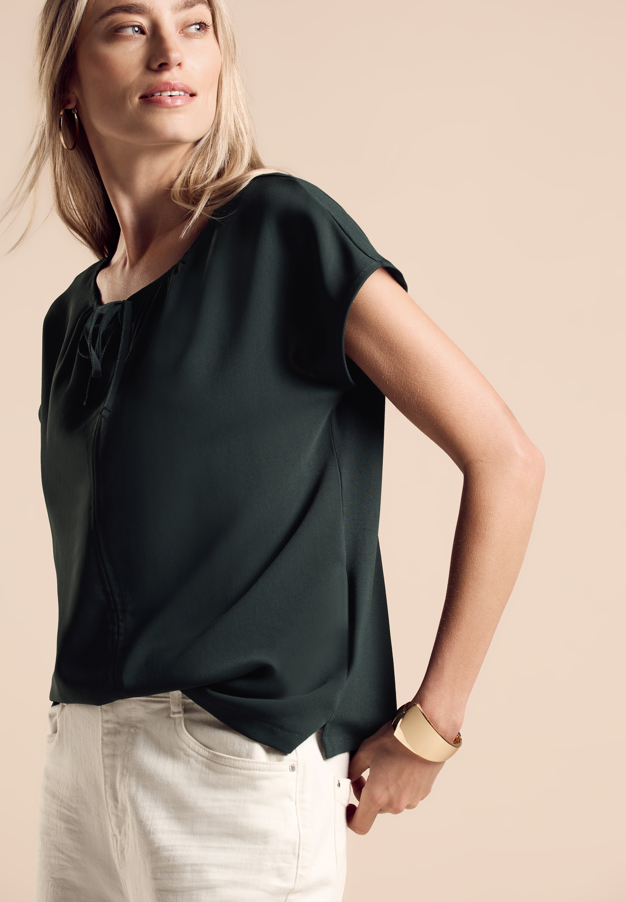 STREET ONE Shirttop mit Bändern