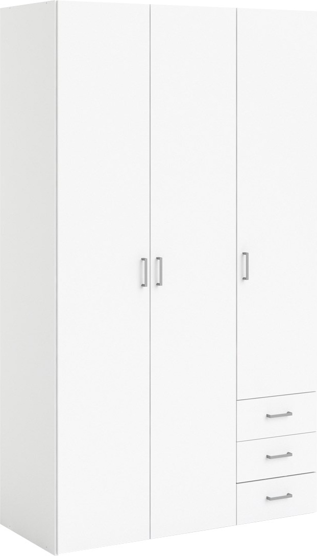 Home affaire Kinderkleiderschrank, Mit viel Stauraum, graue Stangengriffe, Gr. ca.... kaufen