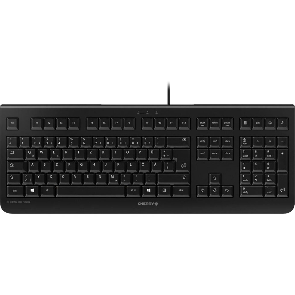 Cherry Tastatur »KC 1000«, (Ziffernblock-USB-Anschluss)