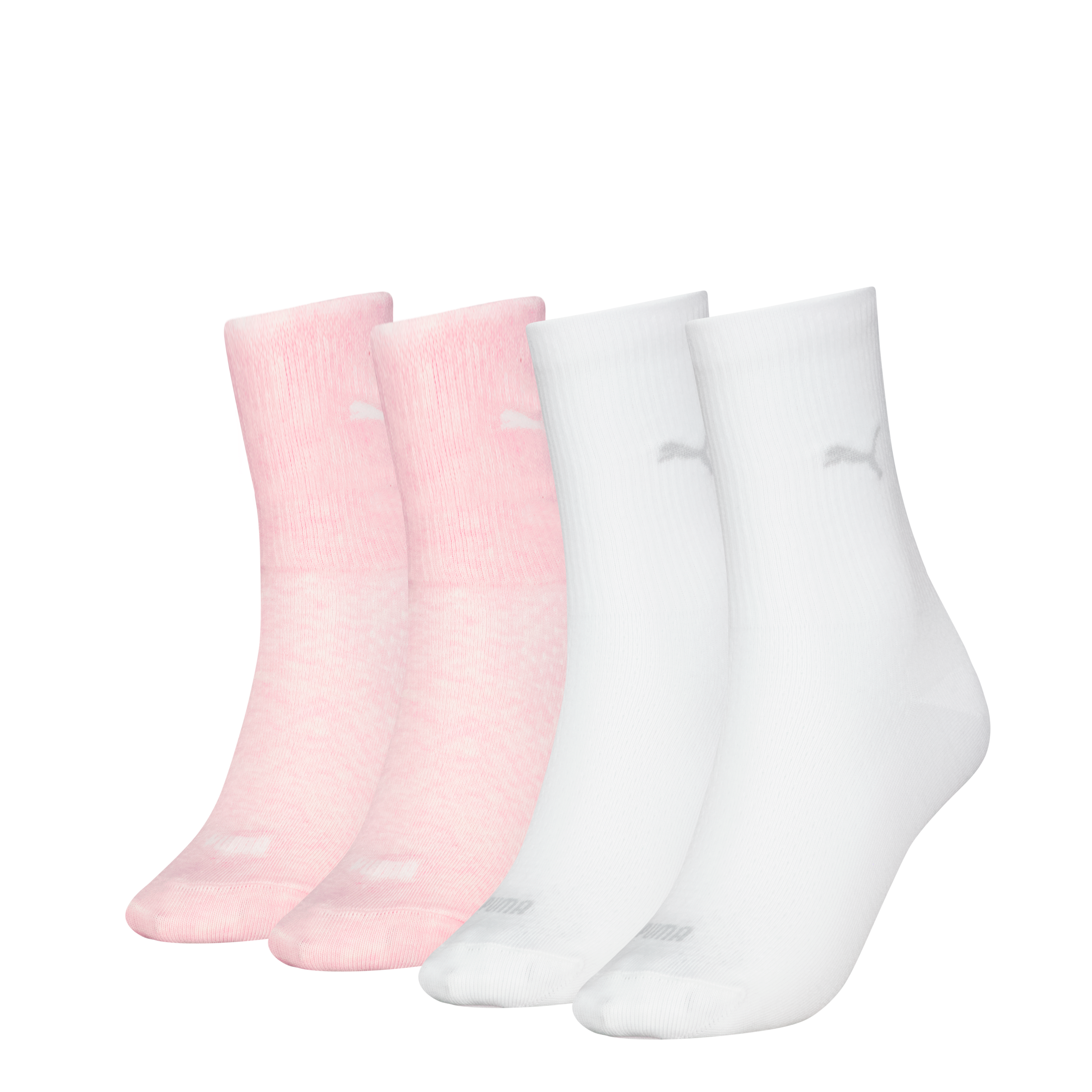 PUMA Socken »PUMA WOMEN SOCK 4P ECOM«, (4er-Pack), mit unterstützender Fußgewölbestruktur