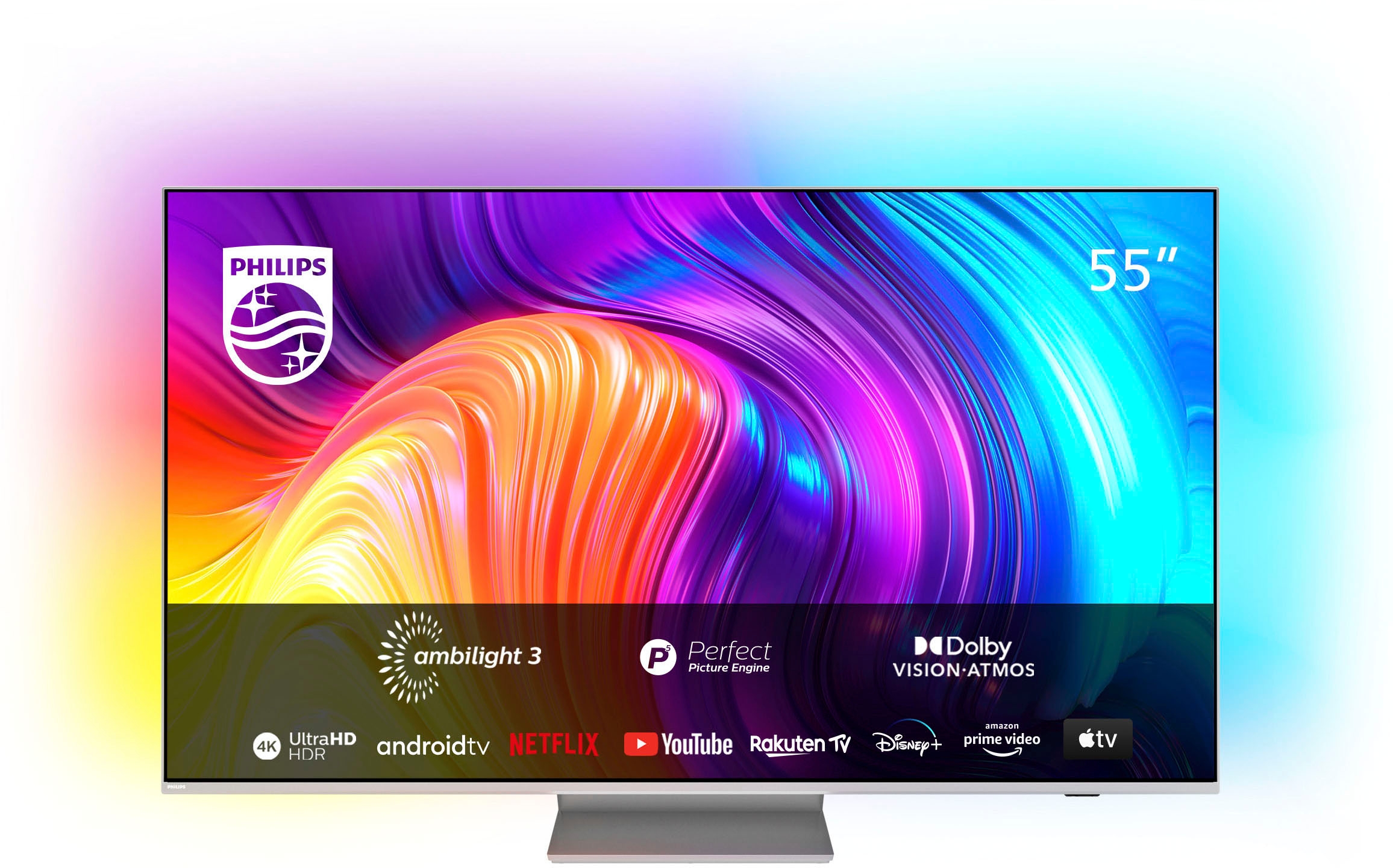 Philips LED-Fernseher »55PUS8807/12«, 139 cm/55 ➥ HD, 3 UNIVERSAL XXL Ultra TV 4K Jahre | Zoll, Garantie Smart-TV-Android