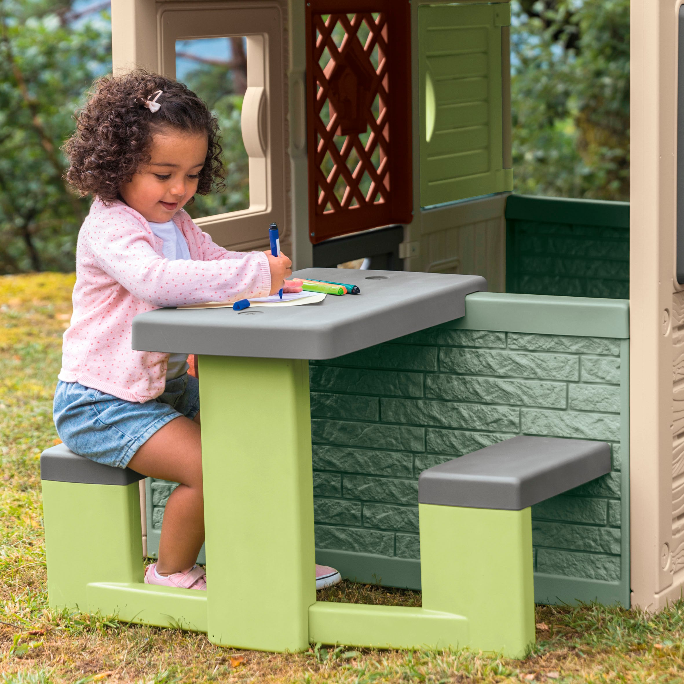 Smoby Gartentisch »Smoby Life, Spielhaus Zubehör Picknicktisch«, Made in Europe