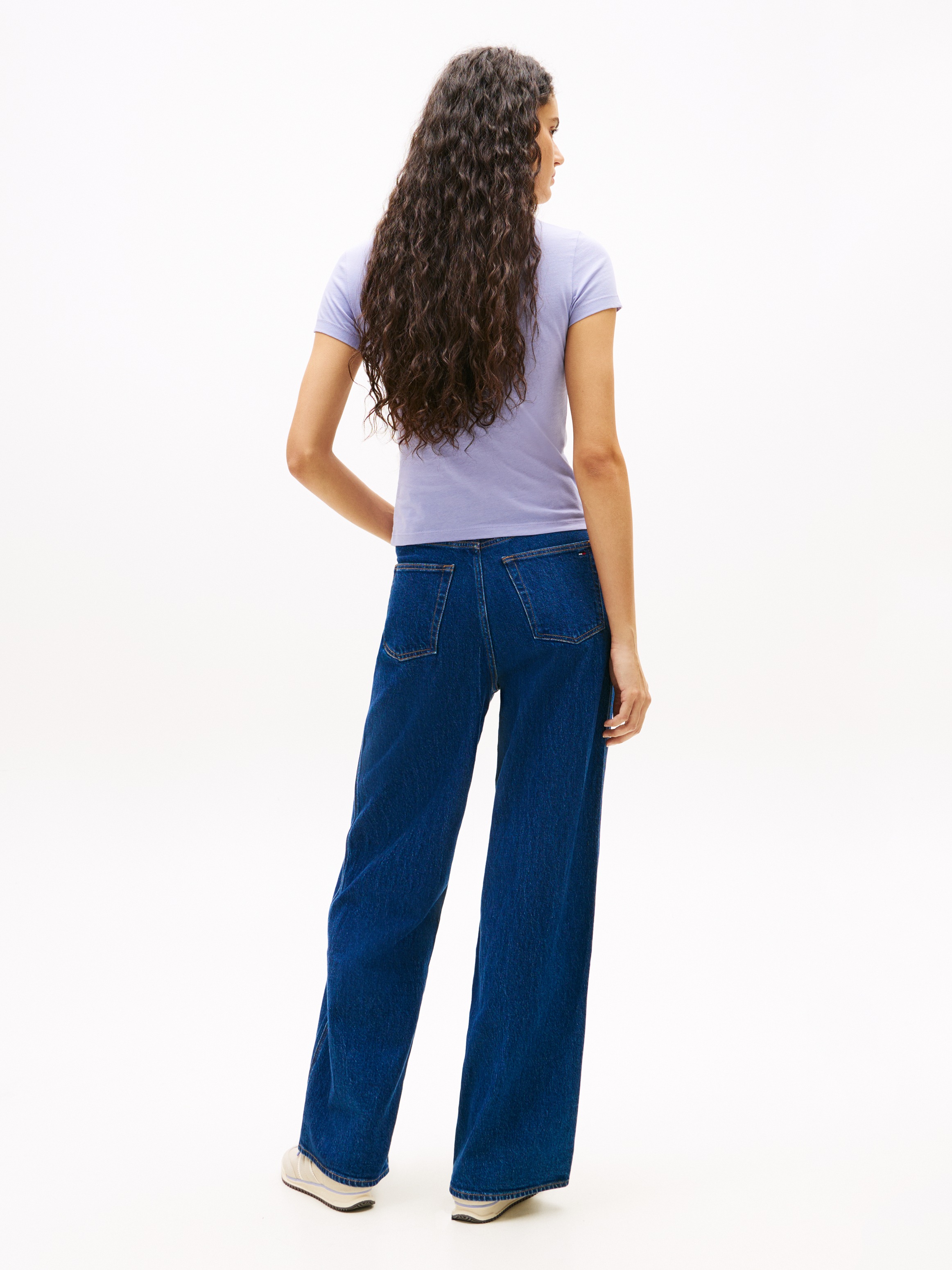 Tommy Jeans T-Shirt »TJW 2PACK C-NECK TEE« Packung, 2er, 2 Stk. mit Logo-Stickerei