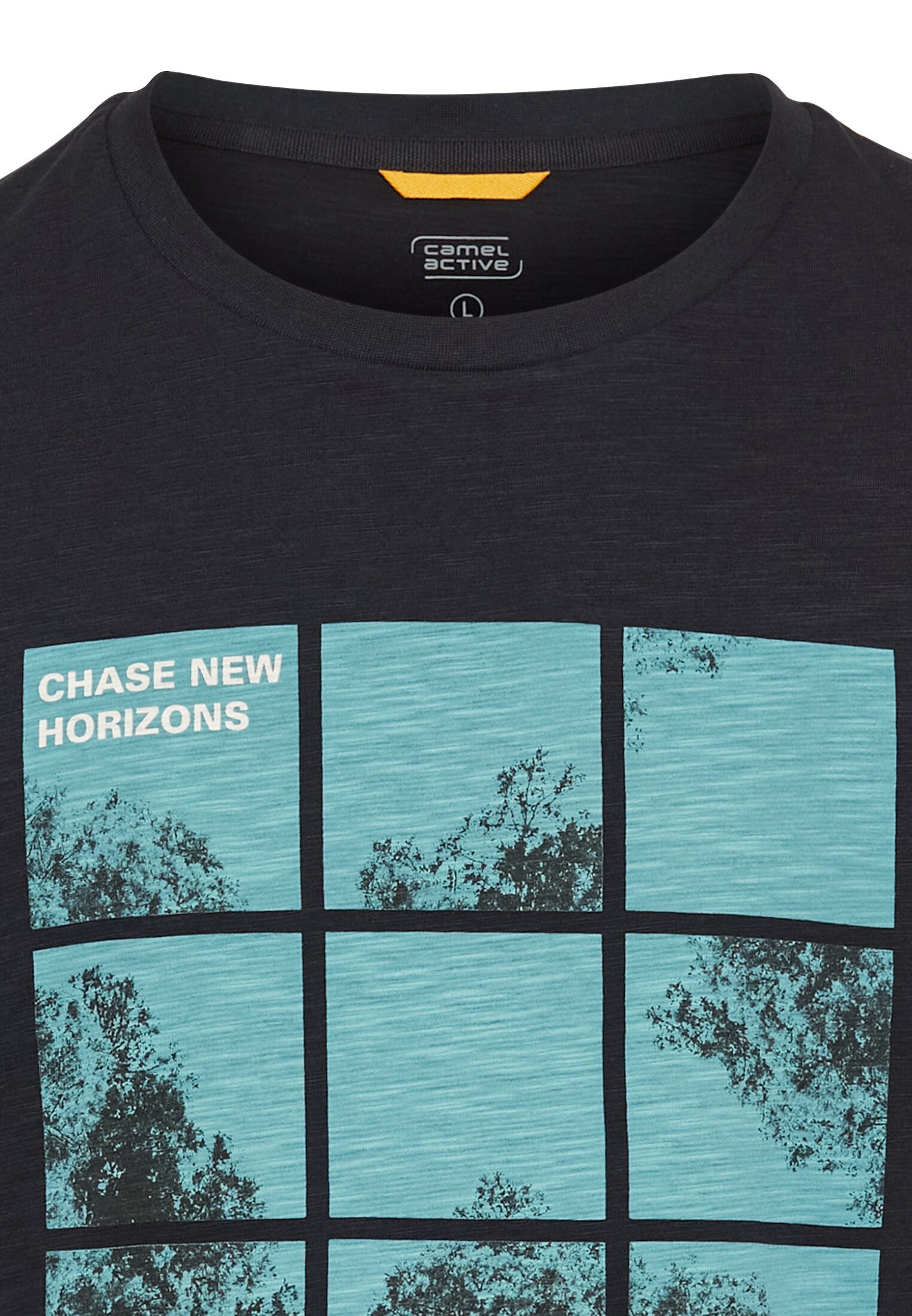 camel active T-Shirt, mit Front Print