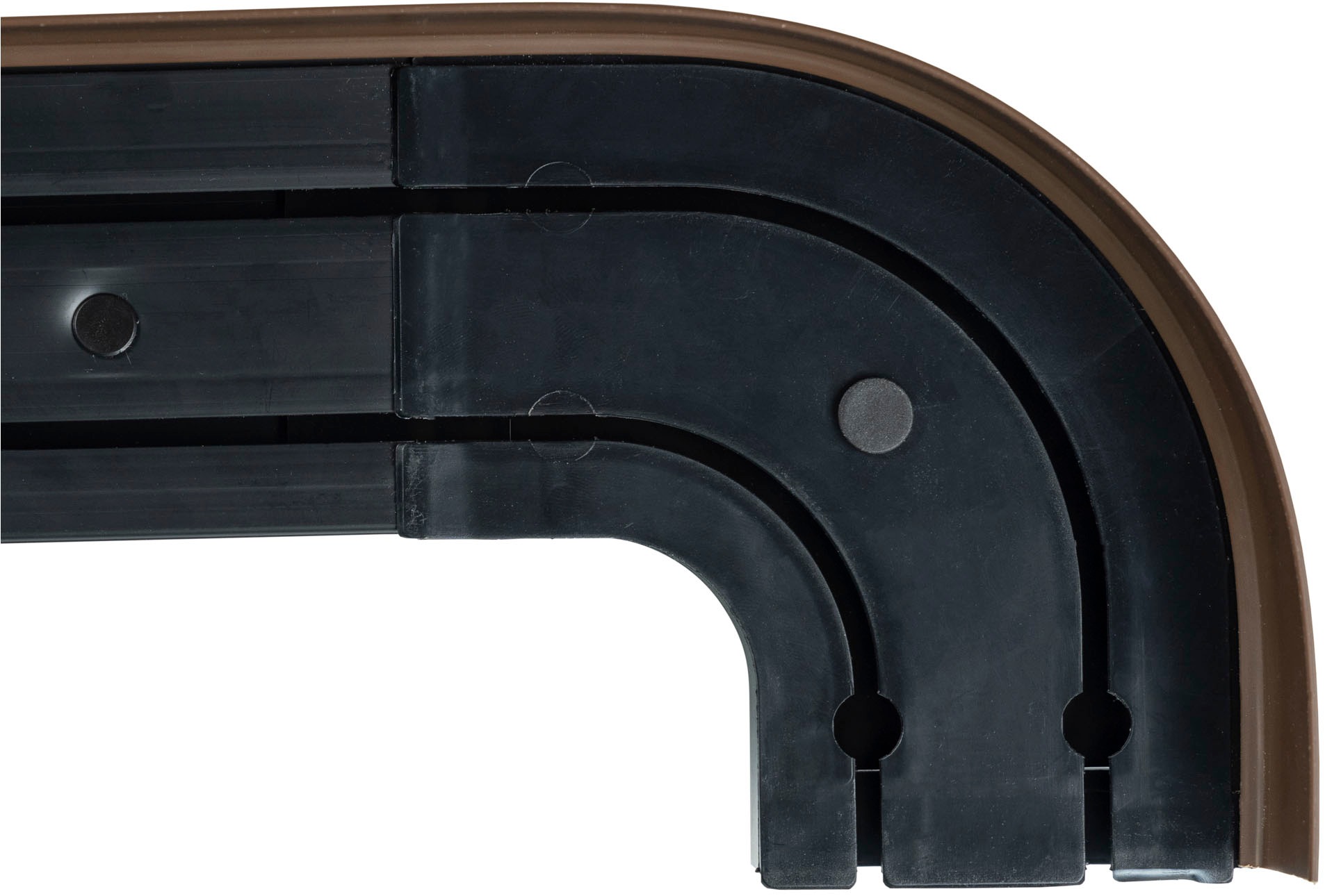 SN DECO GROUP Gardinenschiene »SH2«, 2 läufig-läufig, Fixmaß, mit Blende 5 cm