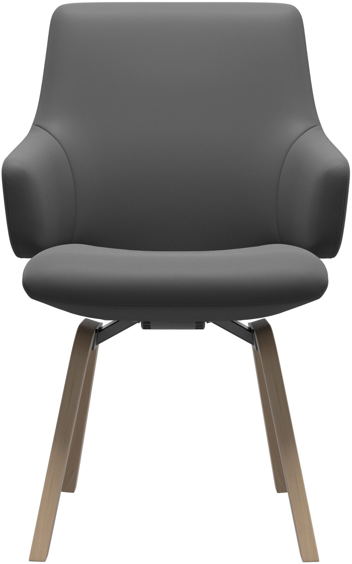 Stressless® Polsterstuhl »Laurel«, Leder BATICK, Low Back mit Armlehne, Größe L, mit schräggestellten Beinen in Eiche