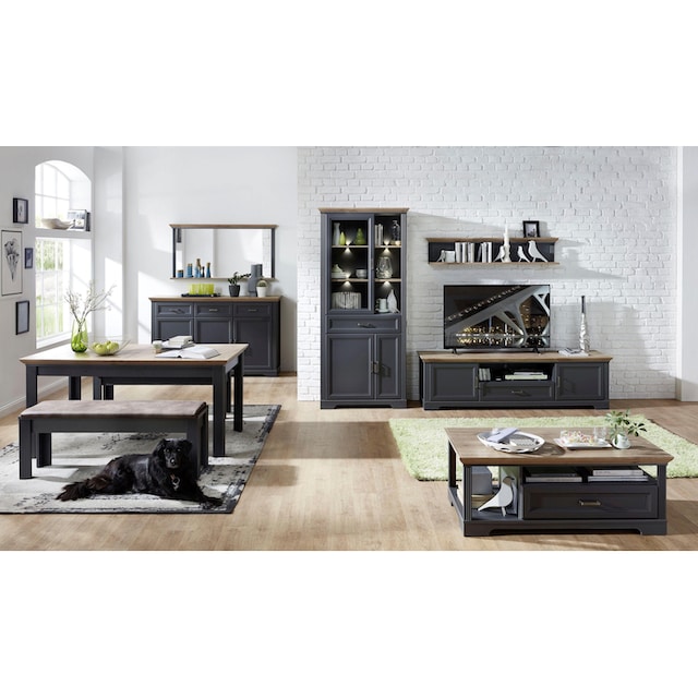 Innostyle Sideboard »Jasmin«, Breite 166 cm, 3 Holztüren, 3 Schubkästen auf  Rechnung kaufen