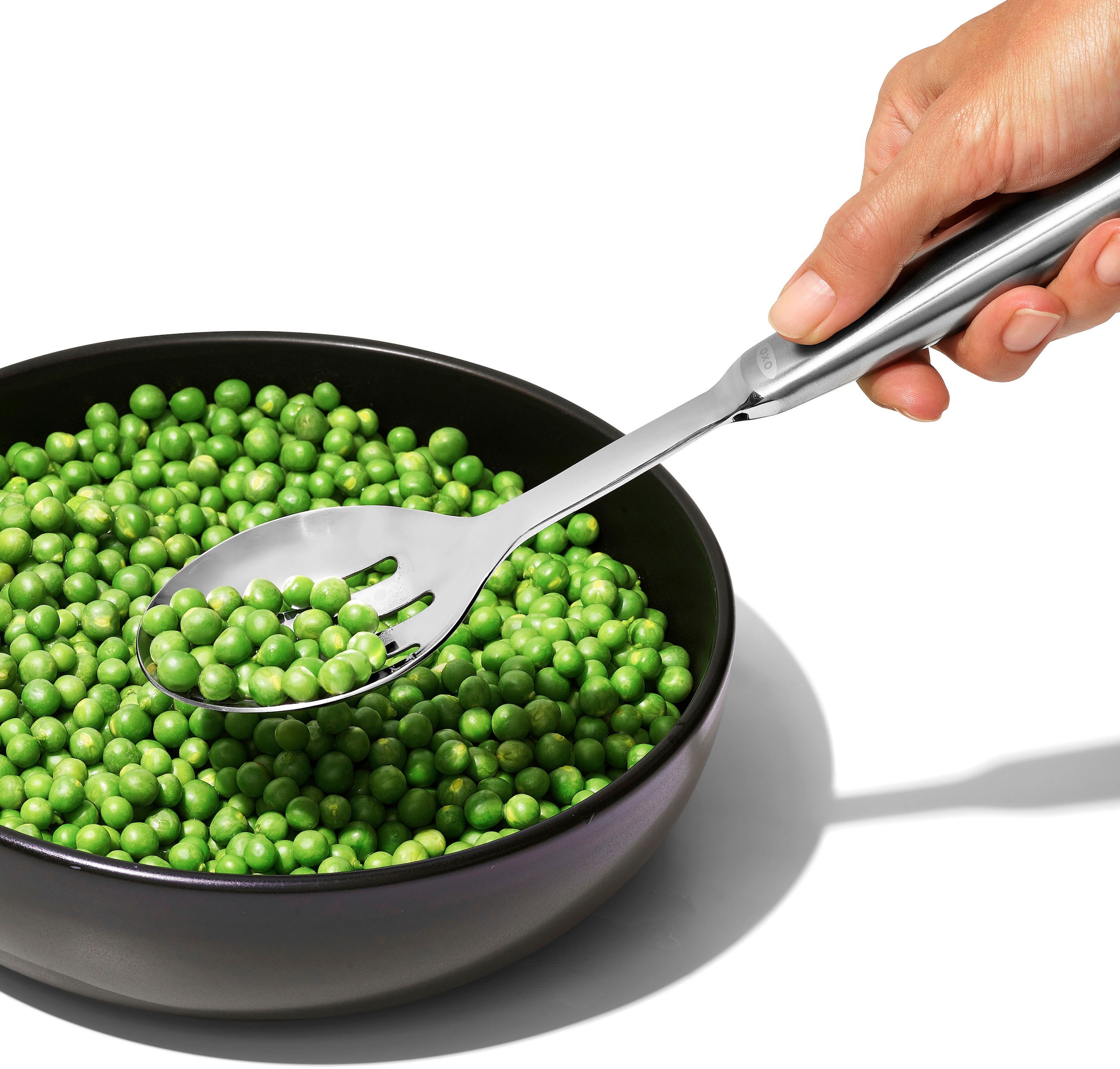 OXO SteeL Schaumlöffel zum Servieren, Edelstahl