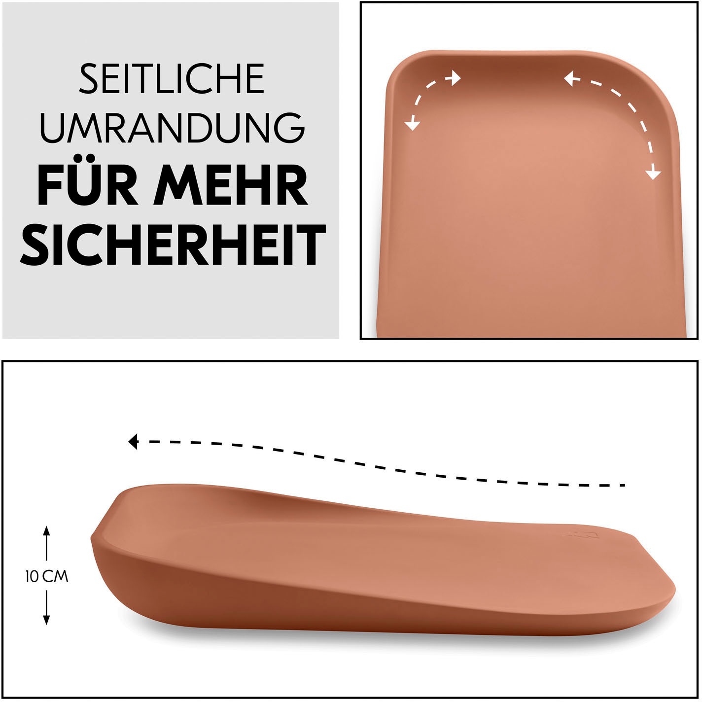 Hauck Wickelauflage »Change N Clean, Cork«