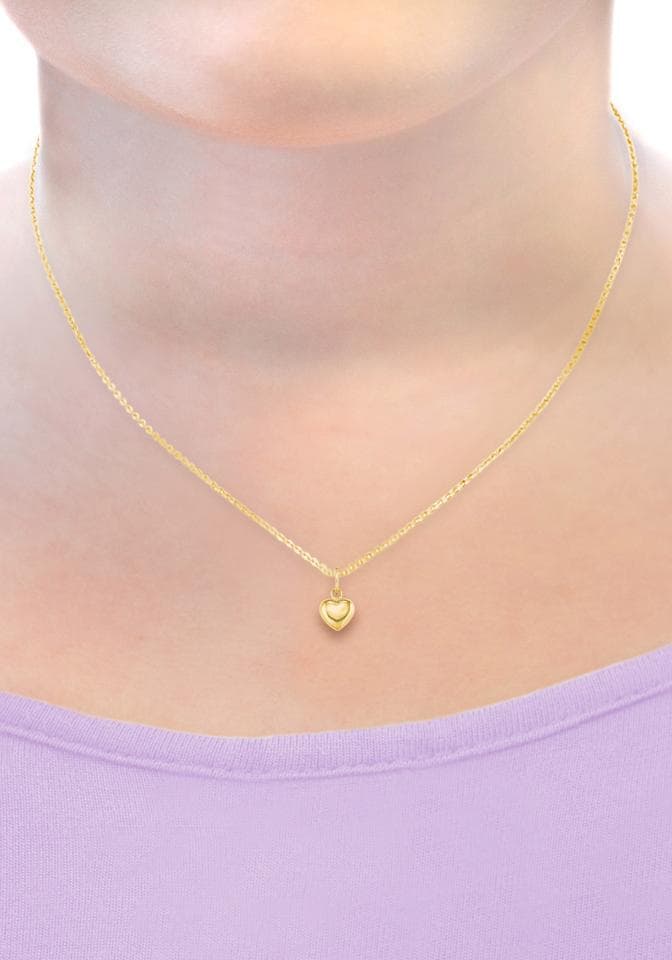 Amor Kette mit Anhänger »Little Golden Heart, 2013969«, Made in Germany