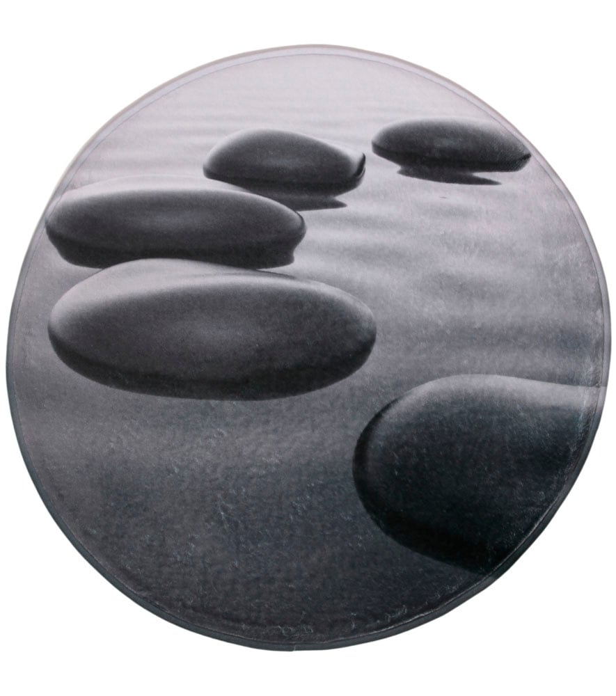 Sanilo Badematte »Black Stones«, Höhe 15 mm, schnell trocknend, Memory Schaum