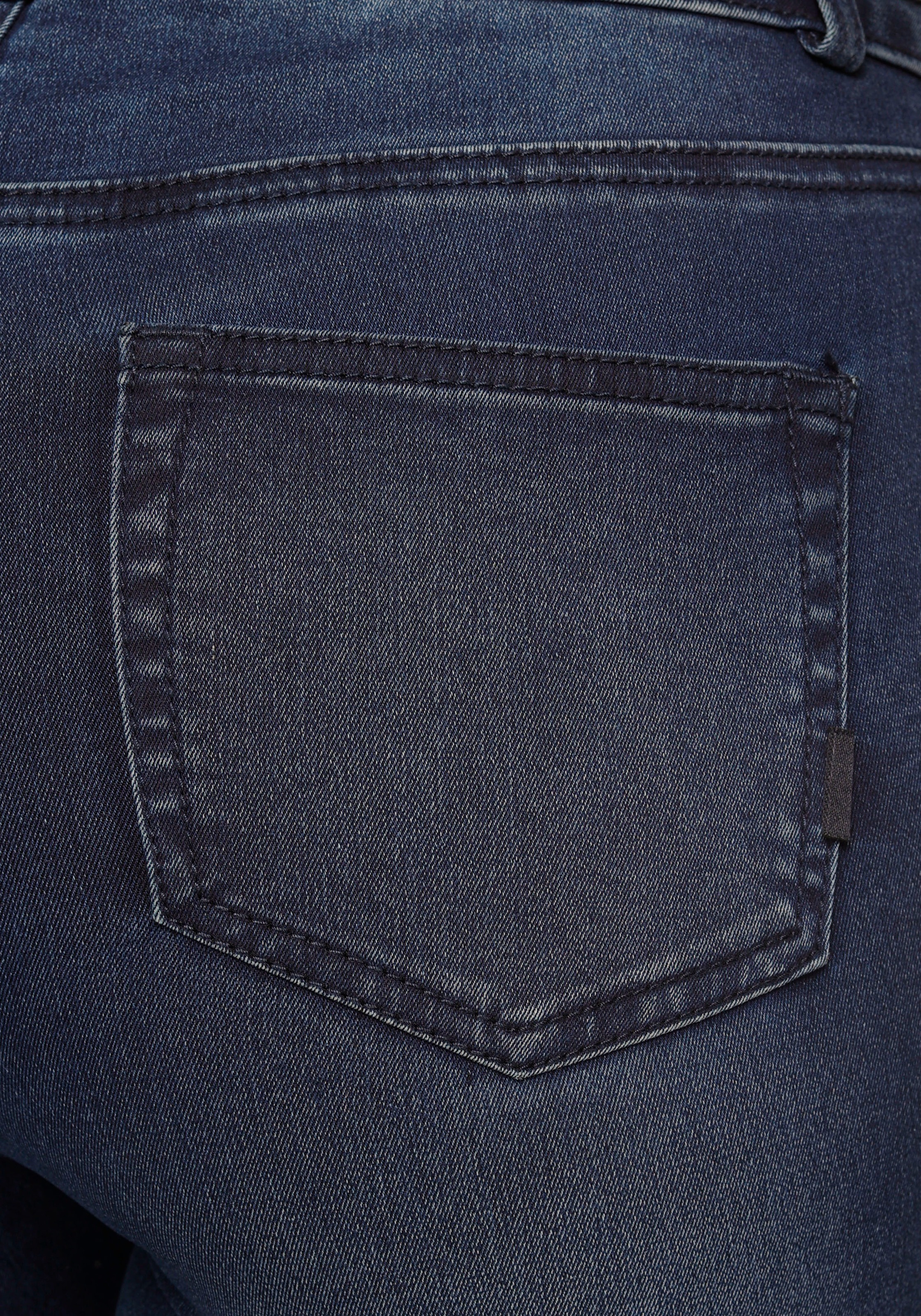Arizona Skinny-fit-Jeans »Ultra Stretch«, extra-enger Beinschnitt, hohe Leibhöhe, knöchellang