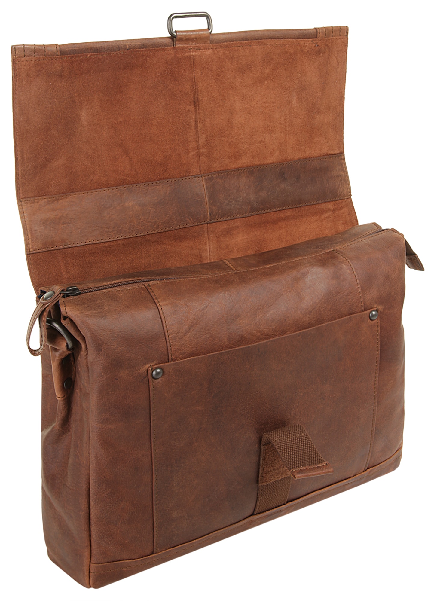 Sansibar Messenger Bag, echt Leder