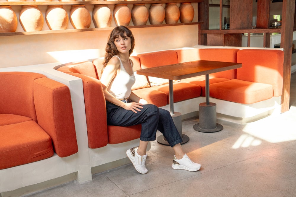 Remonte Keilsneaker  Freizeitschuh, Halbschuh, Schnürer mit seitlichem Reißverschluss