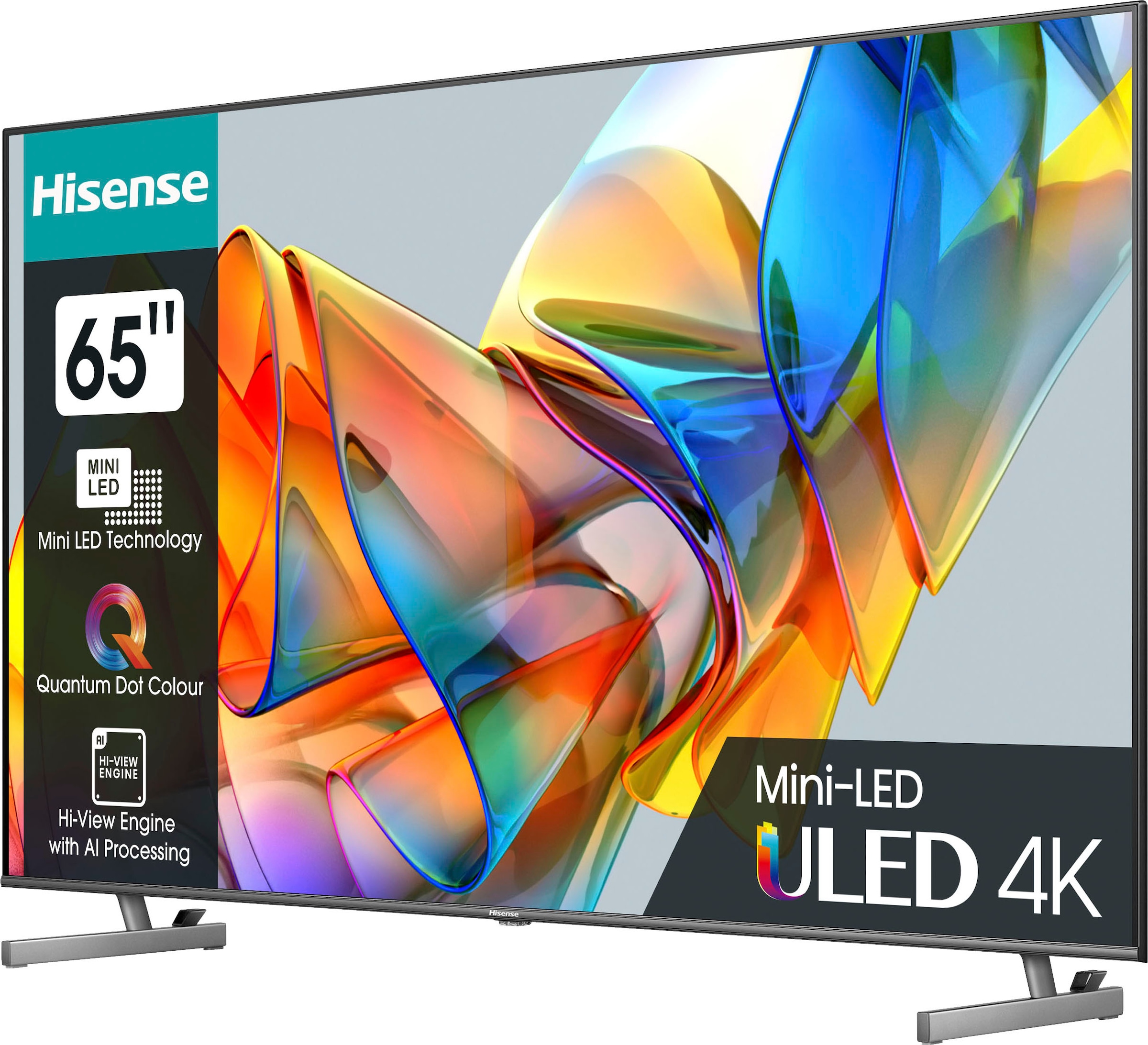 XXL Mini-LED-Fernseher Hisense »65U6KQ«, Zoll, | 3 Jahre HD, ➥ UNIVERSAL Garantie Smart-TV cm/65 164 4K Ultra