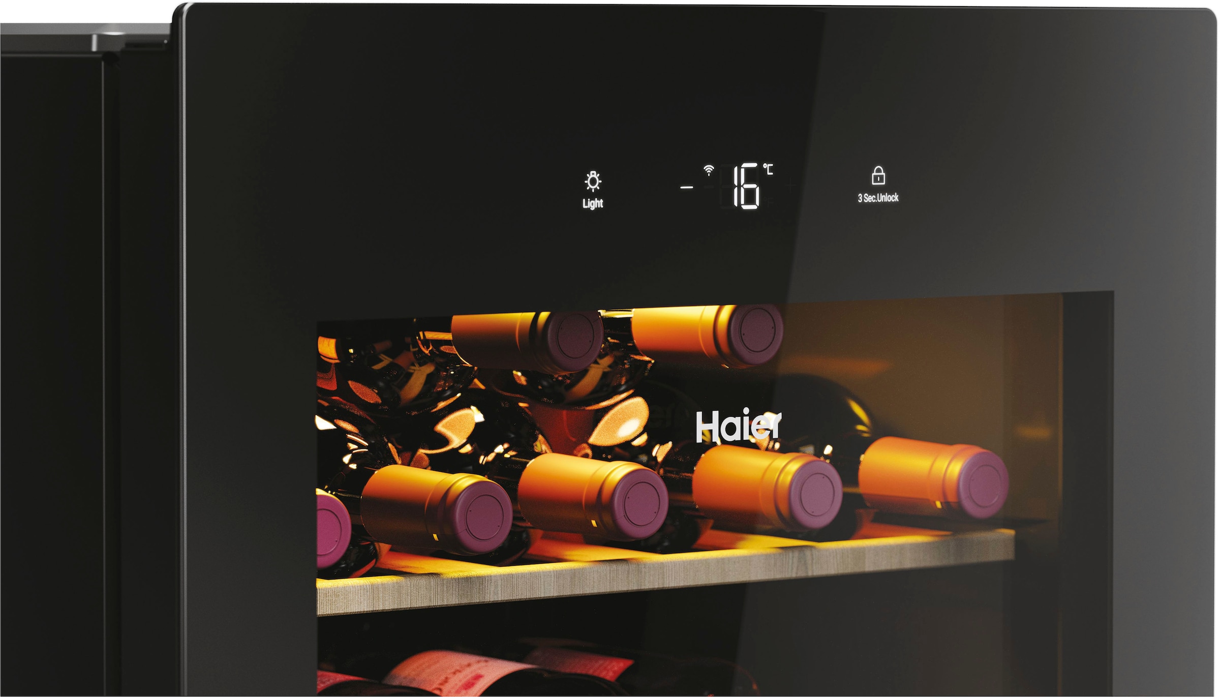 Haier Weintemperierschrank »HWS34GGH1«, für 34 Standardflaschen á 075l