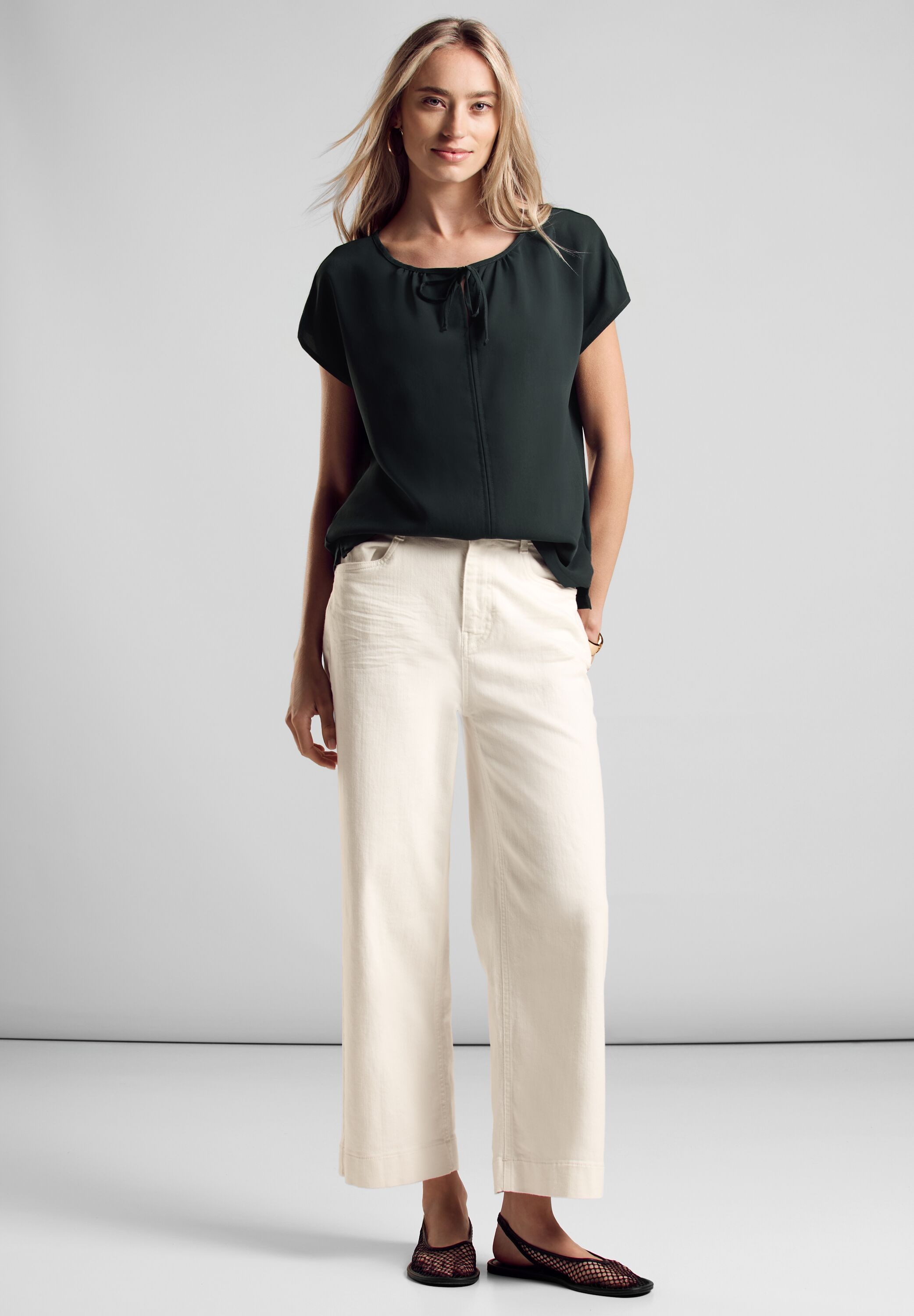 STREET ONE Shirttop mit Bändern