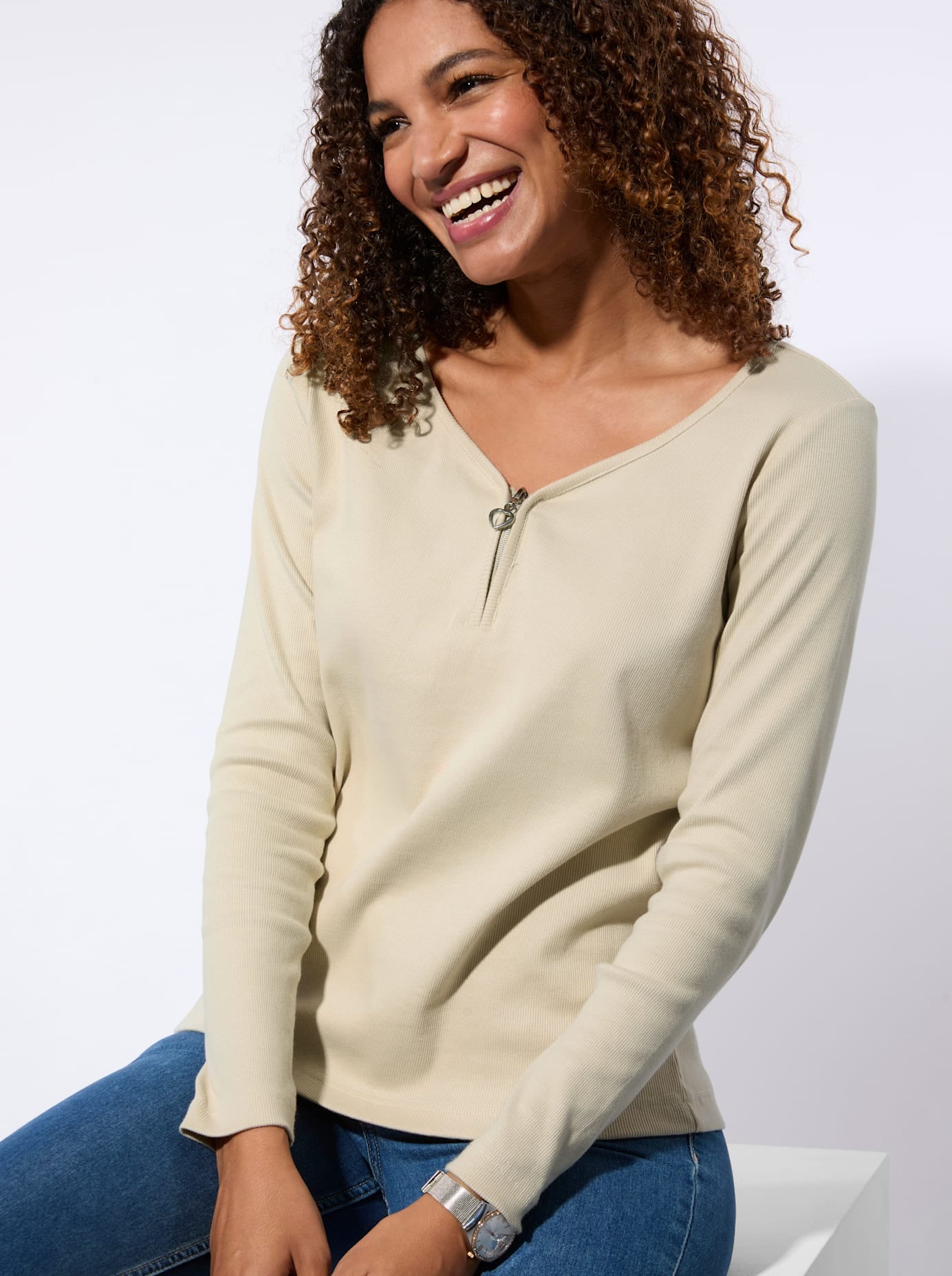 Inspirationen Langarmshirt »Langarm-Shirt« 1 tlg.