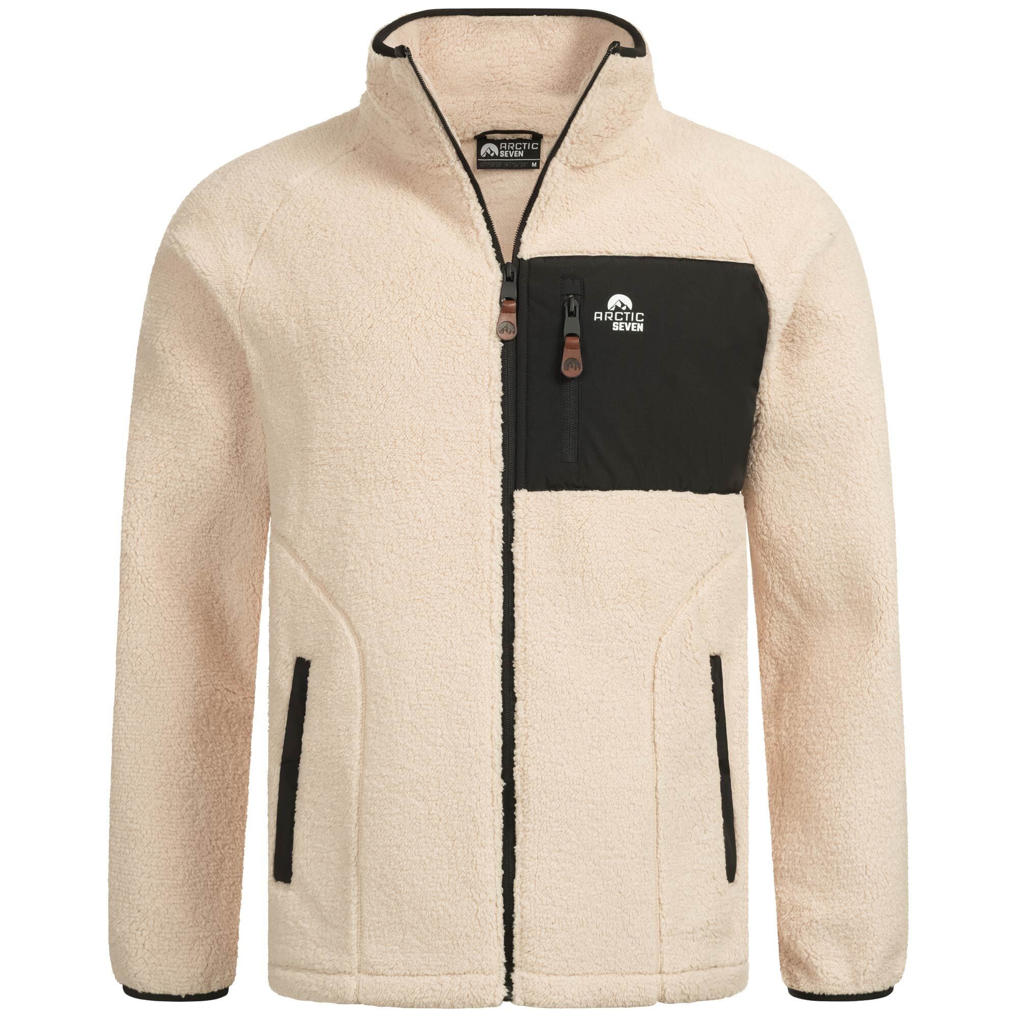 Arctic Seven Fleecejacke »Arctic Seven Herren Sherpa Fleecejacke AS415«