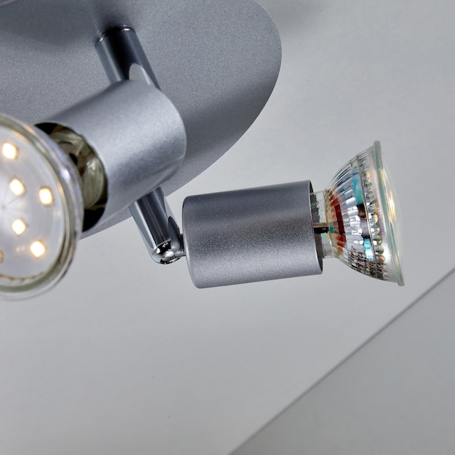 B.K.Licht LED Deckenspots »Lunis 3«, 3 flammig-flammig, LED Deckenleuchte  schwenkbar, inkl. 3W GU10 250LM GU10 warmweiß online kaufen | mit 3 Jahren  XXL Garantie