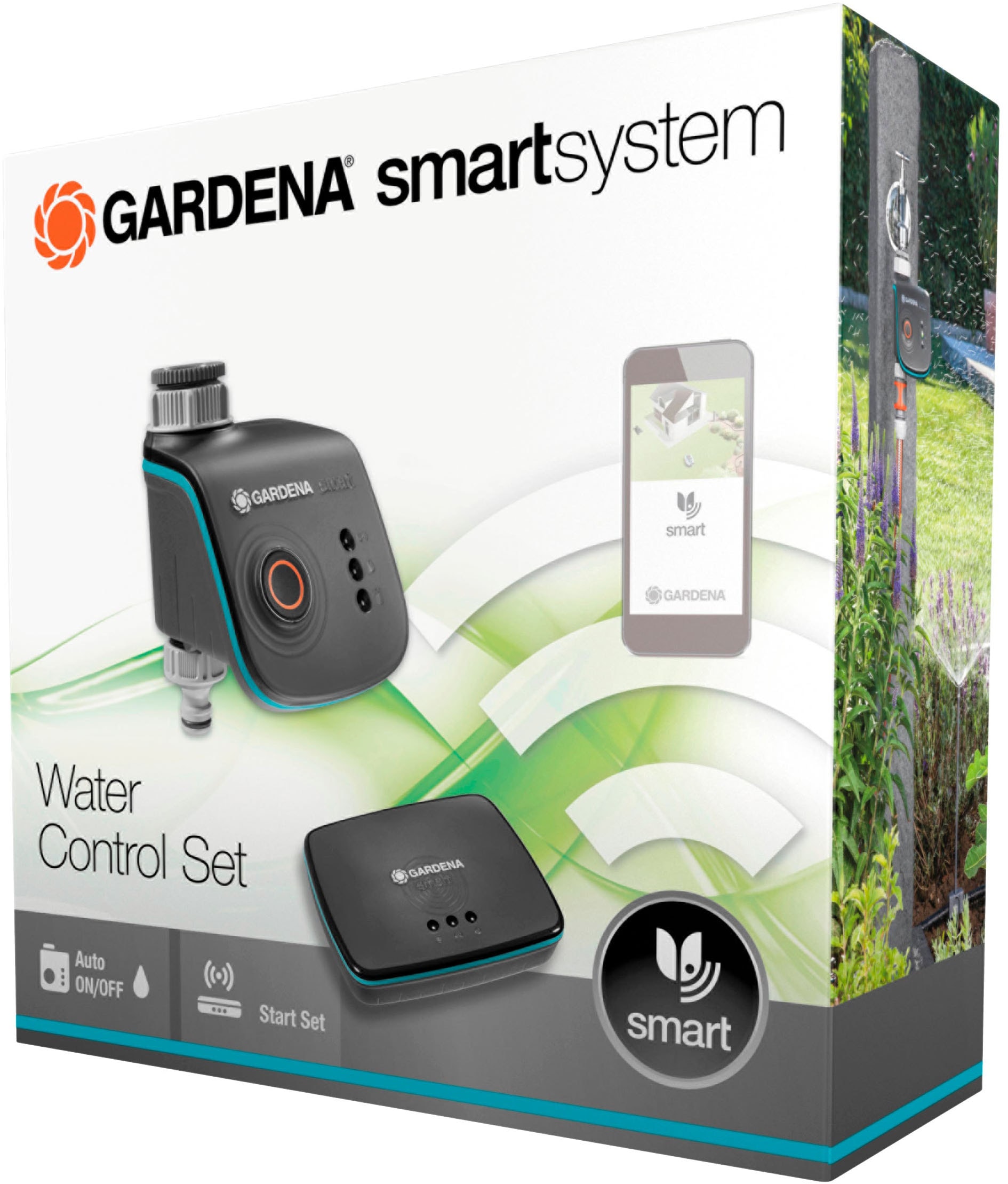GARDENA Bewässerungscomputer »smart Water Control Set«, App-gesteuerte Gartenbewässerung, inkl. smart Gateway