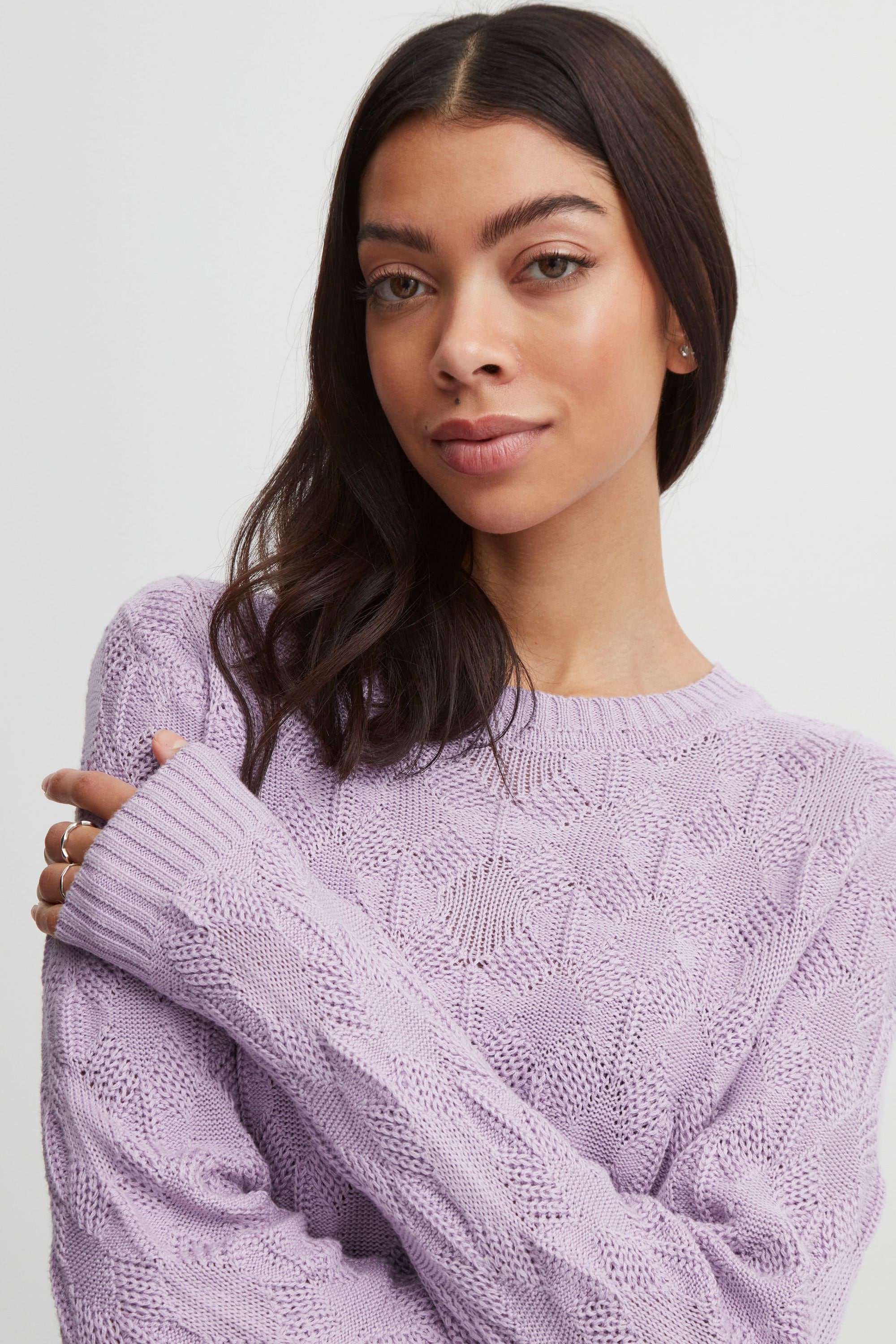 b.young Strickfleece-Pullover »Strickpullover BYMilja«