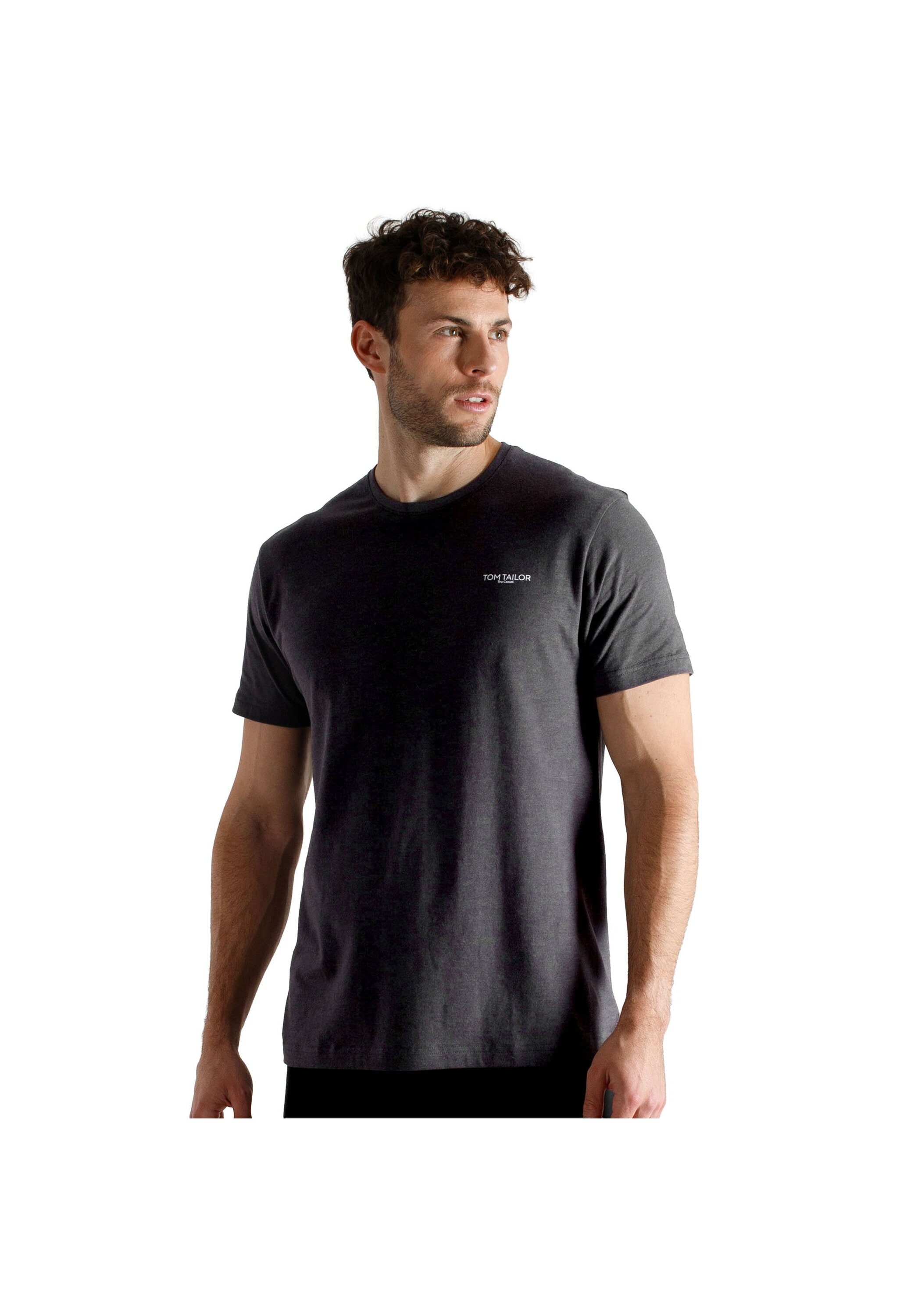 TOM TAILOR T-Shirt »T-Shirt Shirt 1/2 Rundhals 3P 3er Pack« 3