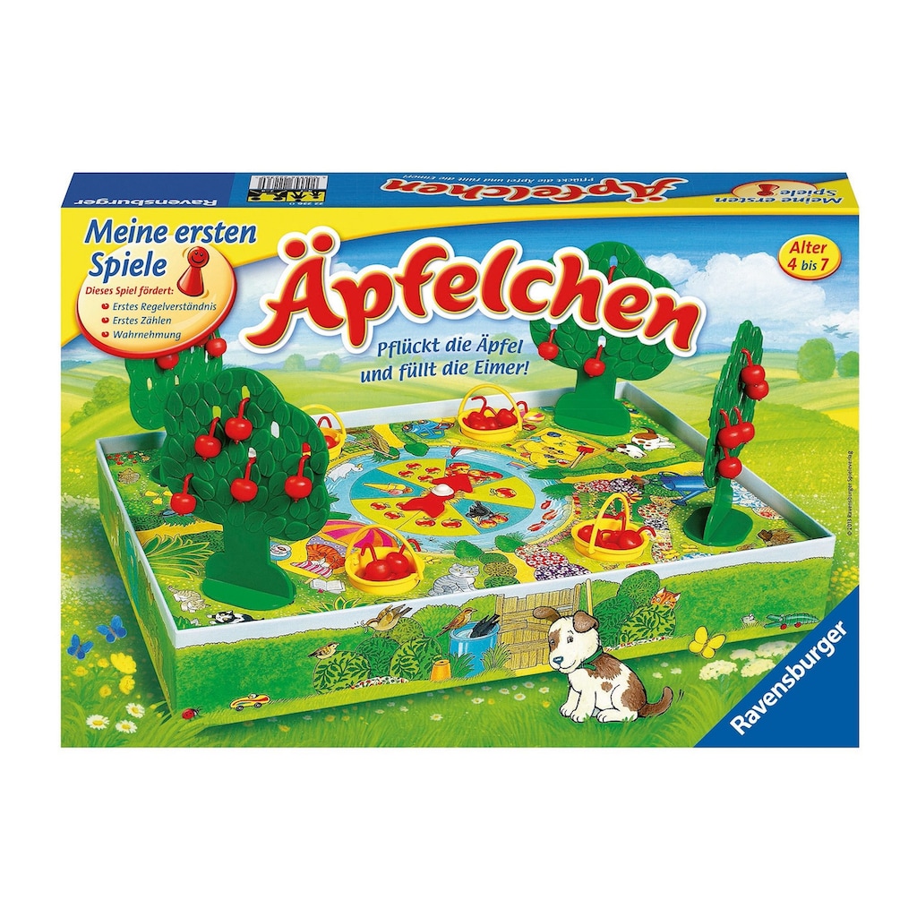 Ravensburger Spiel »Pflückt die Äpfel und füllt die Eimer!«