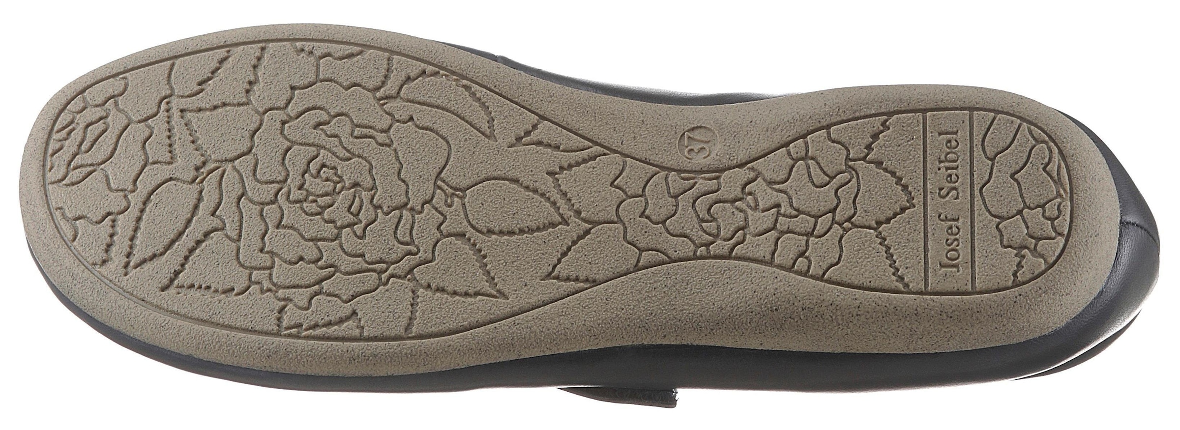 Josef Seibel Riemchenballerina »Fiona 39«, Festtagsschuh, Slipper, Komfortschuh mit überkreuztem Gummizug