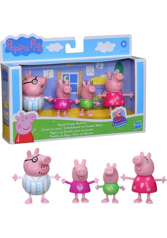 Hasbro Spielfigur »Peppa Pig, Schlafenszeit bei Familie Wutz«, (Set, 4 tlg.) kaufen