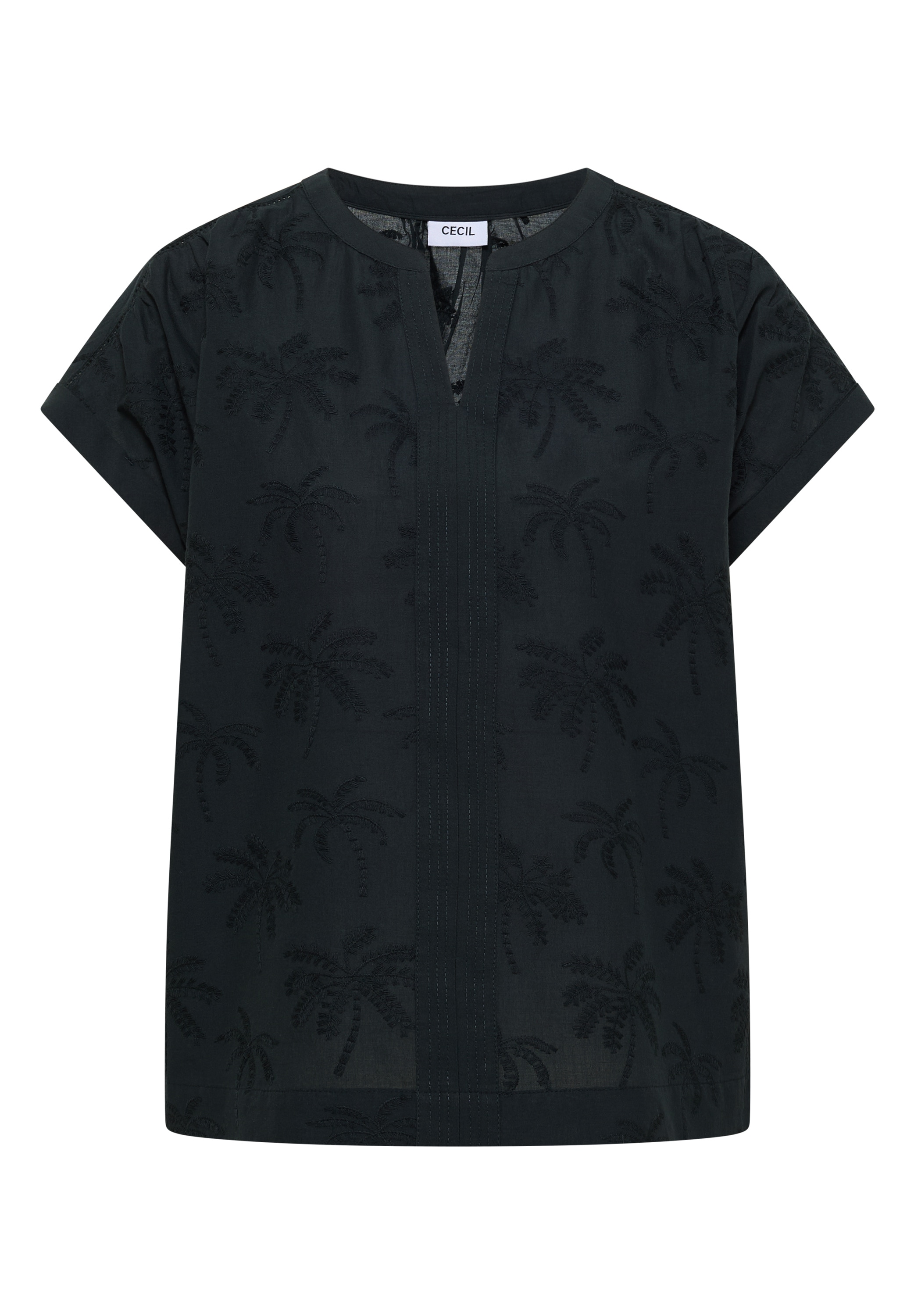 Cecil Kurzarmbluse Sommerbluse mit Embroidery