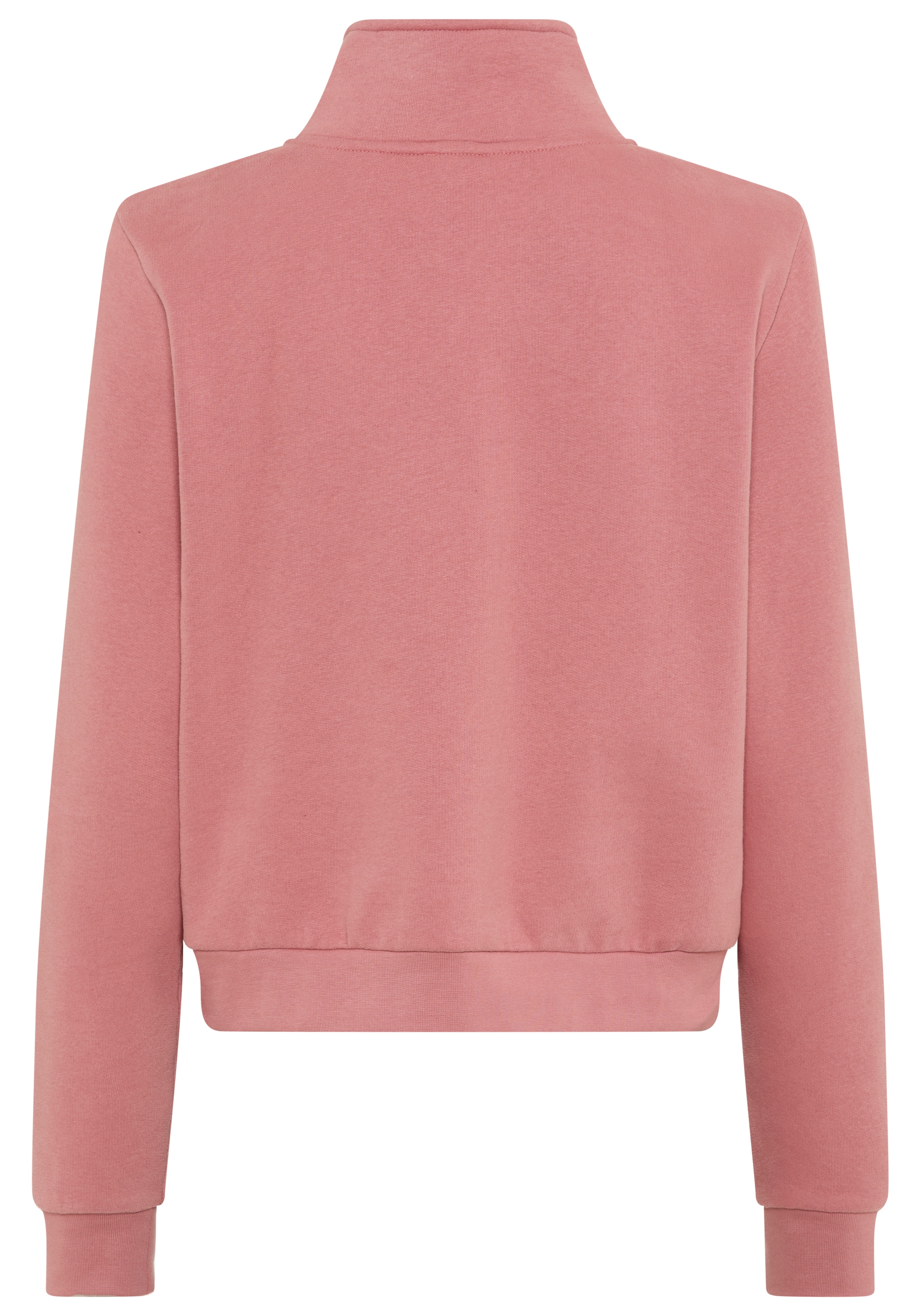 Laura Scott Sweater , Modisch verkürzt mit Troyer‑Kragen und Reißverschluss­
