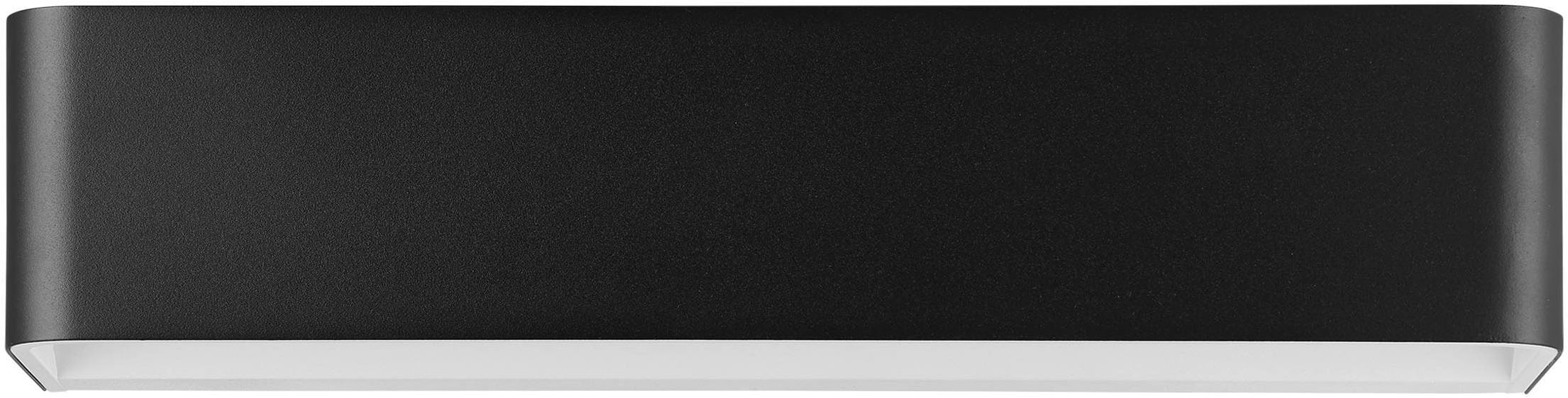 EGLO Wandleuchte »Sania 4 Wandlampe, Wandspot, Aluminium, Up and Down Leuchte, Flurlampe« LED-Modul 1 Stk. Warmweiß Wand-/Deckenleuchte - L36,5 x H8 x AL9 cm - schwarz, weiß - 12W inkl.