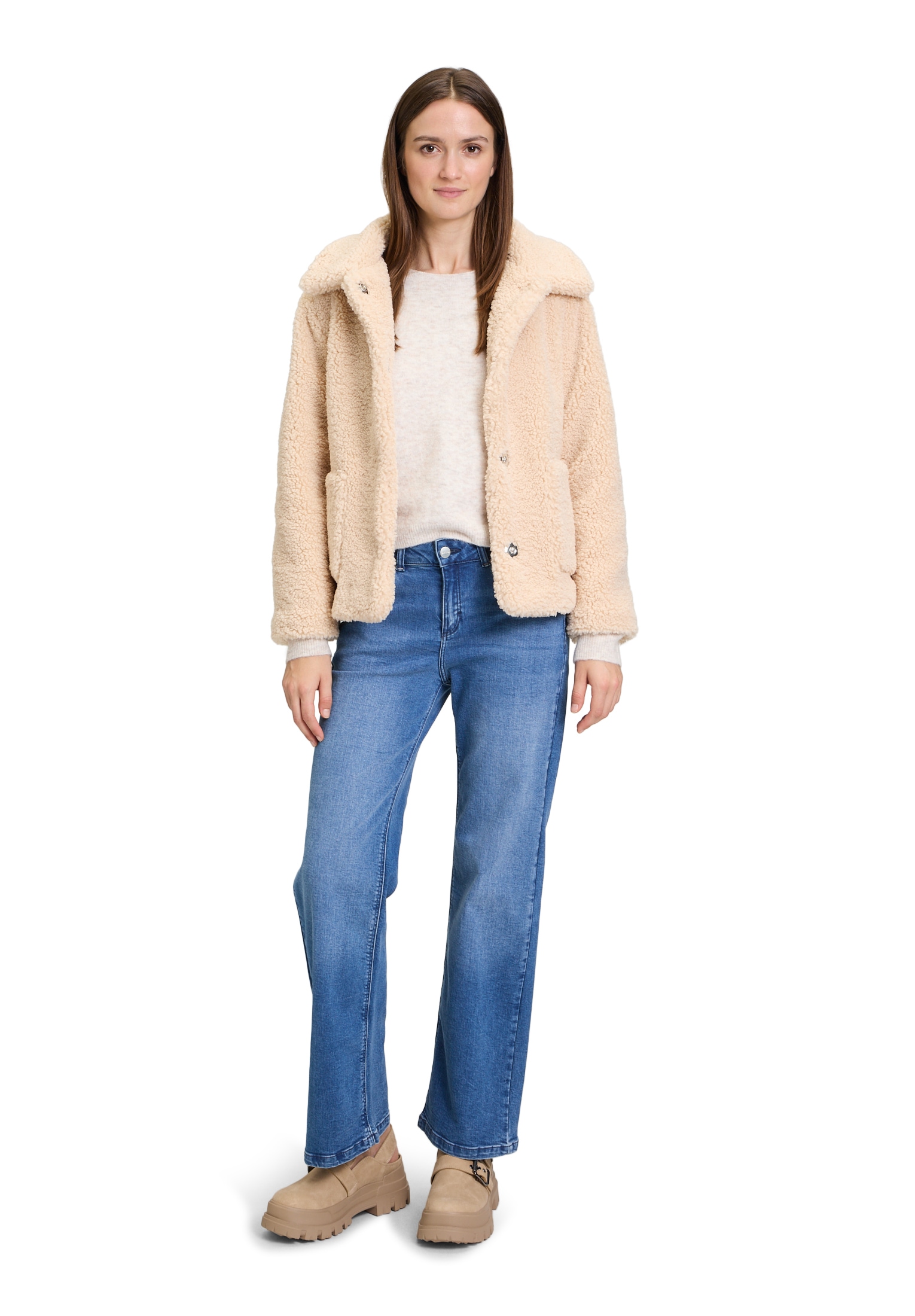 Cartoon Plüschjacke »Plüschjacke mit Kragen«
