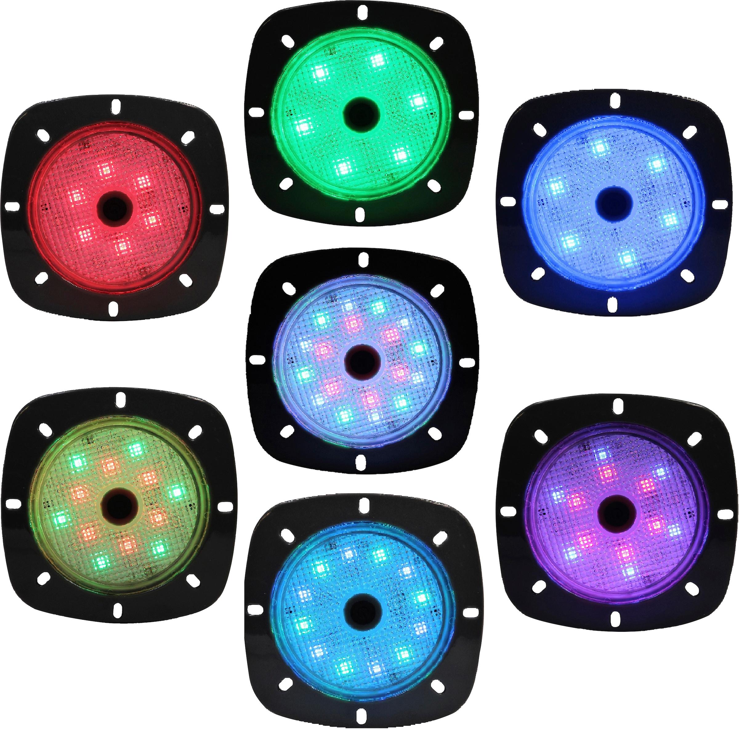 MyPool Pool-Lampe »LED Magnetscheinwerfer weiß/RGB«, Magnetisch