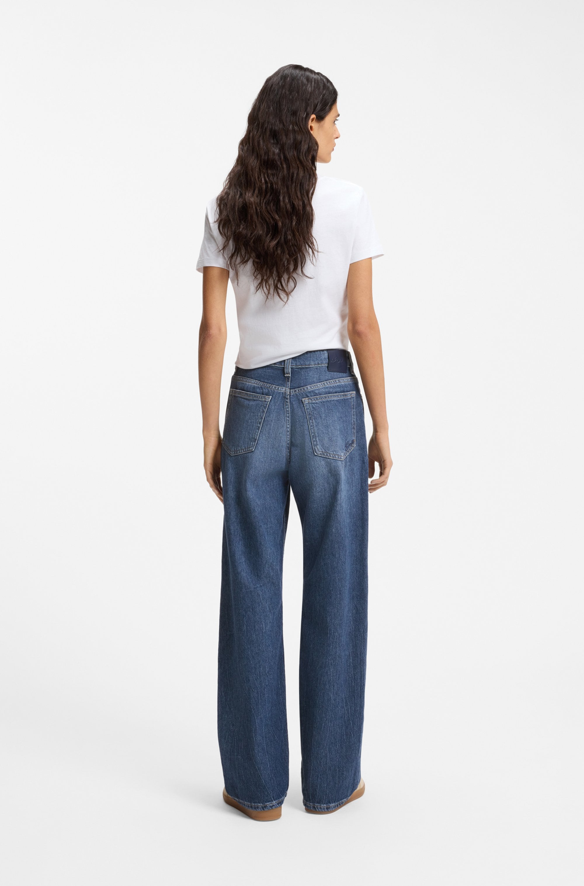 BOSS ORANGE Straight-Jeans »ADA HR 13.0 Premium Damenmode« High Rise, locker geschnitten