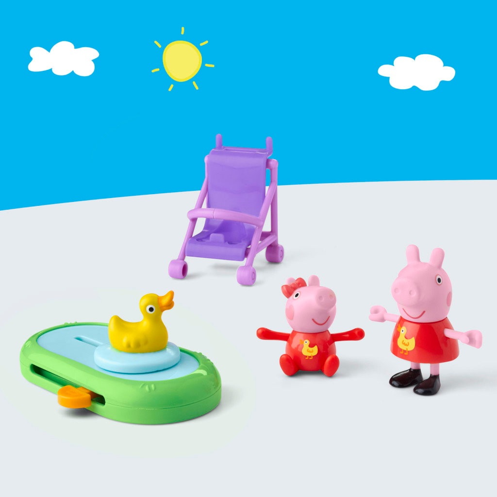 Hasbro Spielwelt »Peppa Pig Peppa und Evies Spielpark«