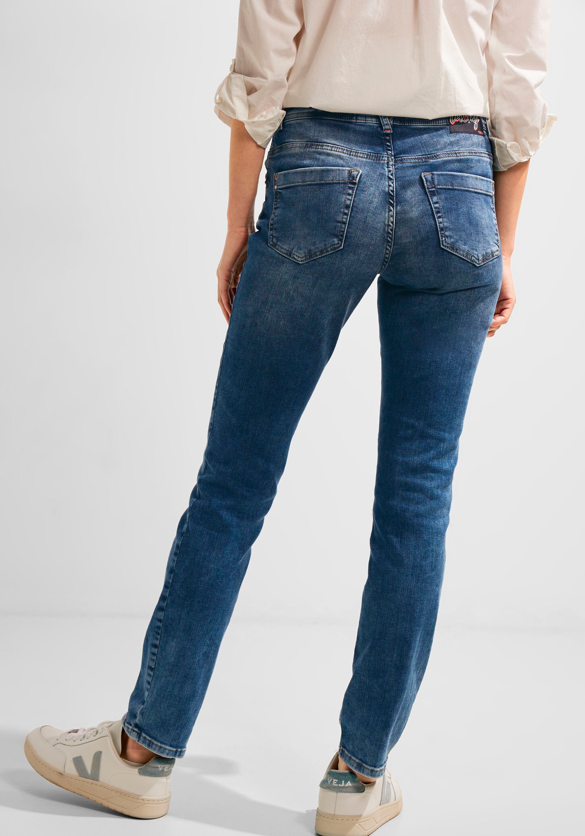 Cecil Slim-fit-Jeans, mit Detroyed-Effekten