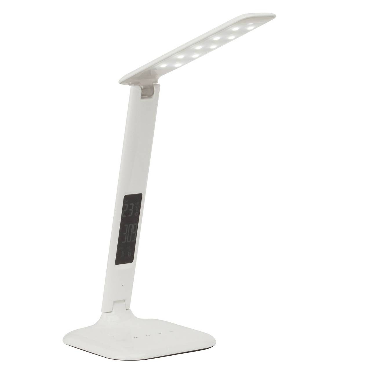 Brilliant LED Schreibtischlampe »Glenn«, 1 flammig, 55 cm Höhe, Touchdimmer, USB-Anschluss, Kunststoff/Metall, weiß