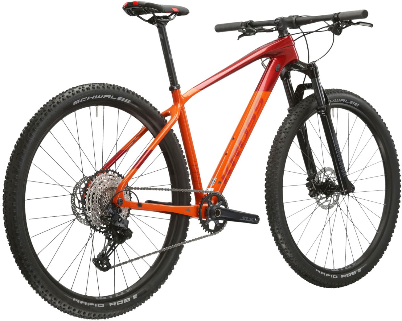Kross Mountainbike »Hardtail Level 10.0« 12 Gang Shimano DEORE SLX M7100 Schaltwerk Kettenschaltung mit Carbon-Rahmen und -Gabel