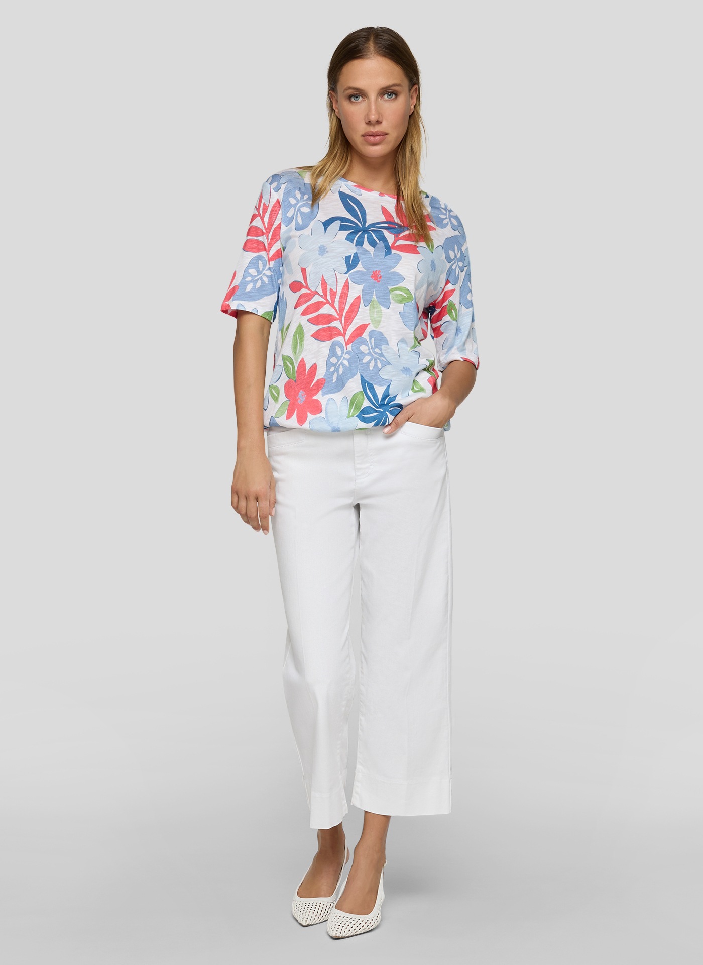 Rabe T-Shirt mit Print