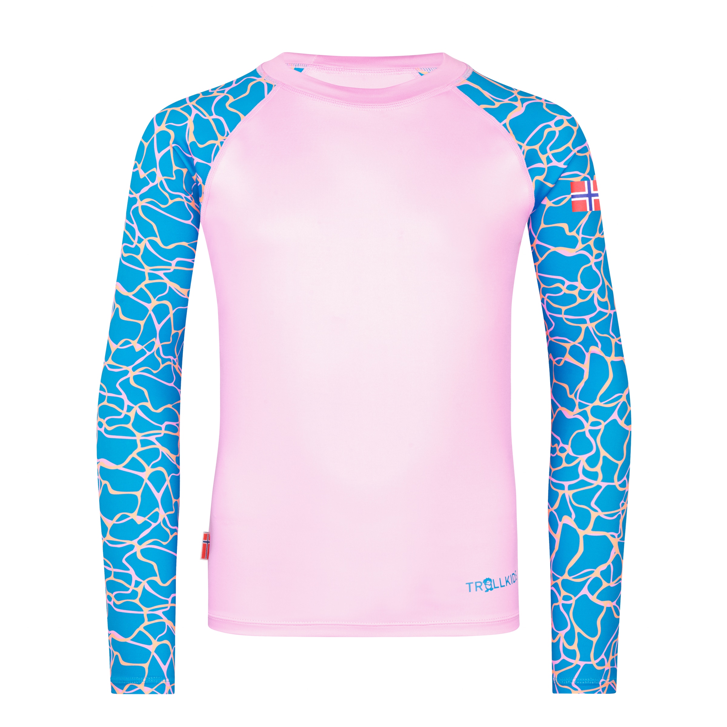 TROLLKIDS Longsleeve »GIRLS HAUKLAND SHIRT« körpernaher Schnitt, mit langen Ärmeln, mit Daumenlöchern