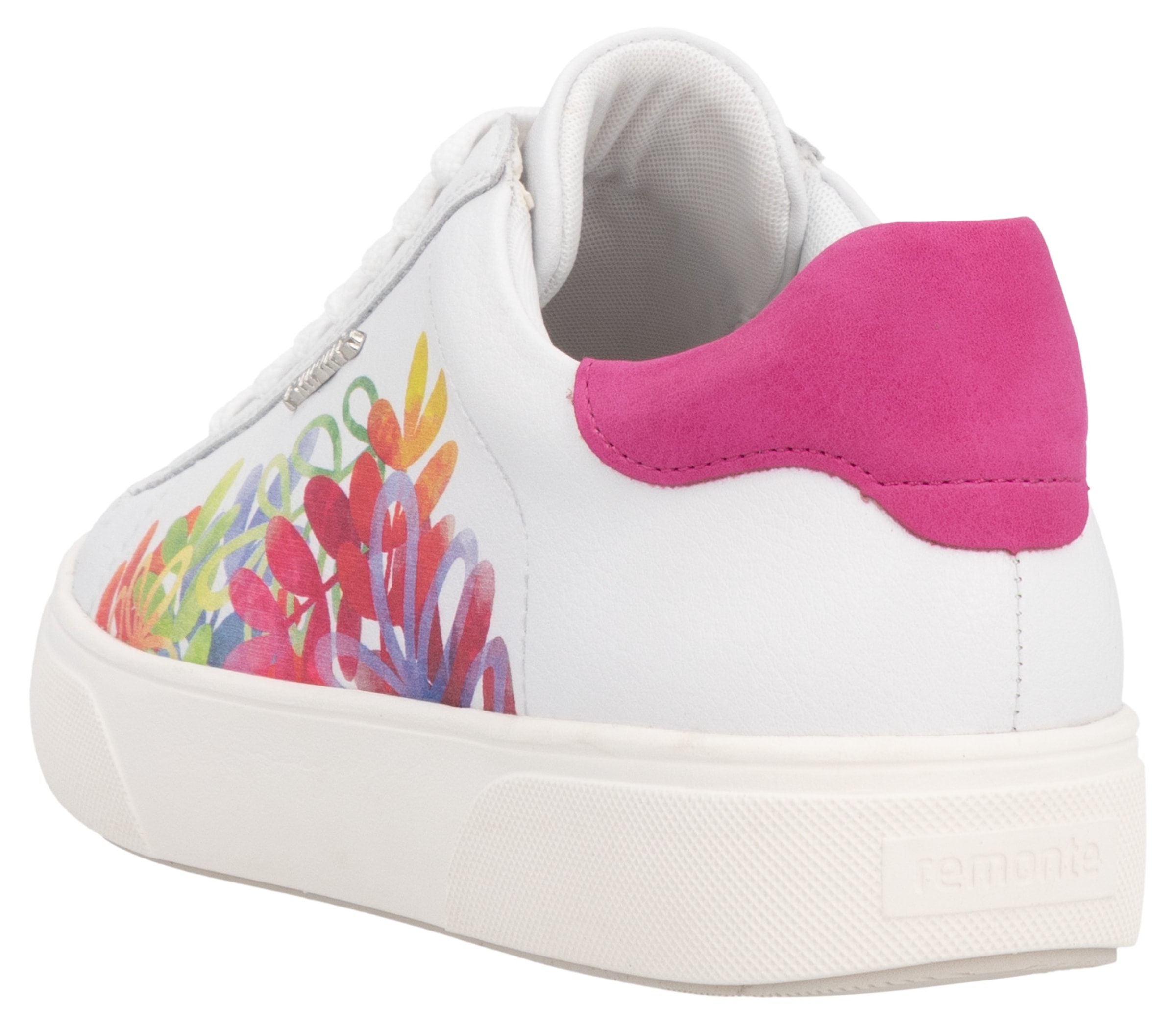 Remonte Plateausneaker, Schnürschuh, Freizeitschuh, Halbschuh mit Kontrastbesatz