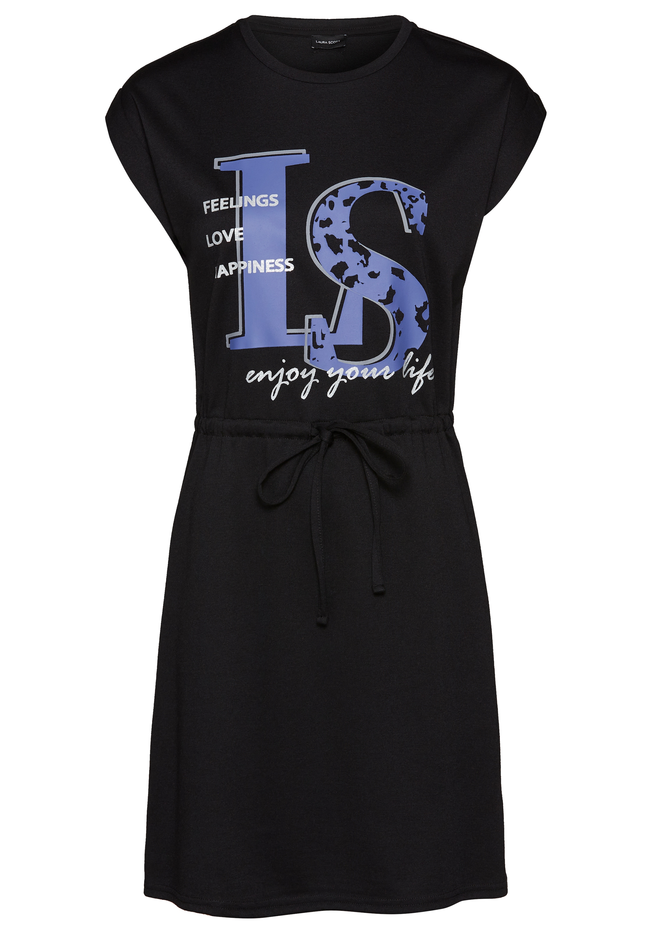 Laura Scott Shirtkleid, mit Bindetaille und Frontprint - NEUE KOLLEKTION