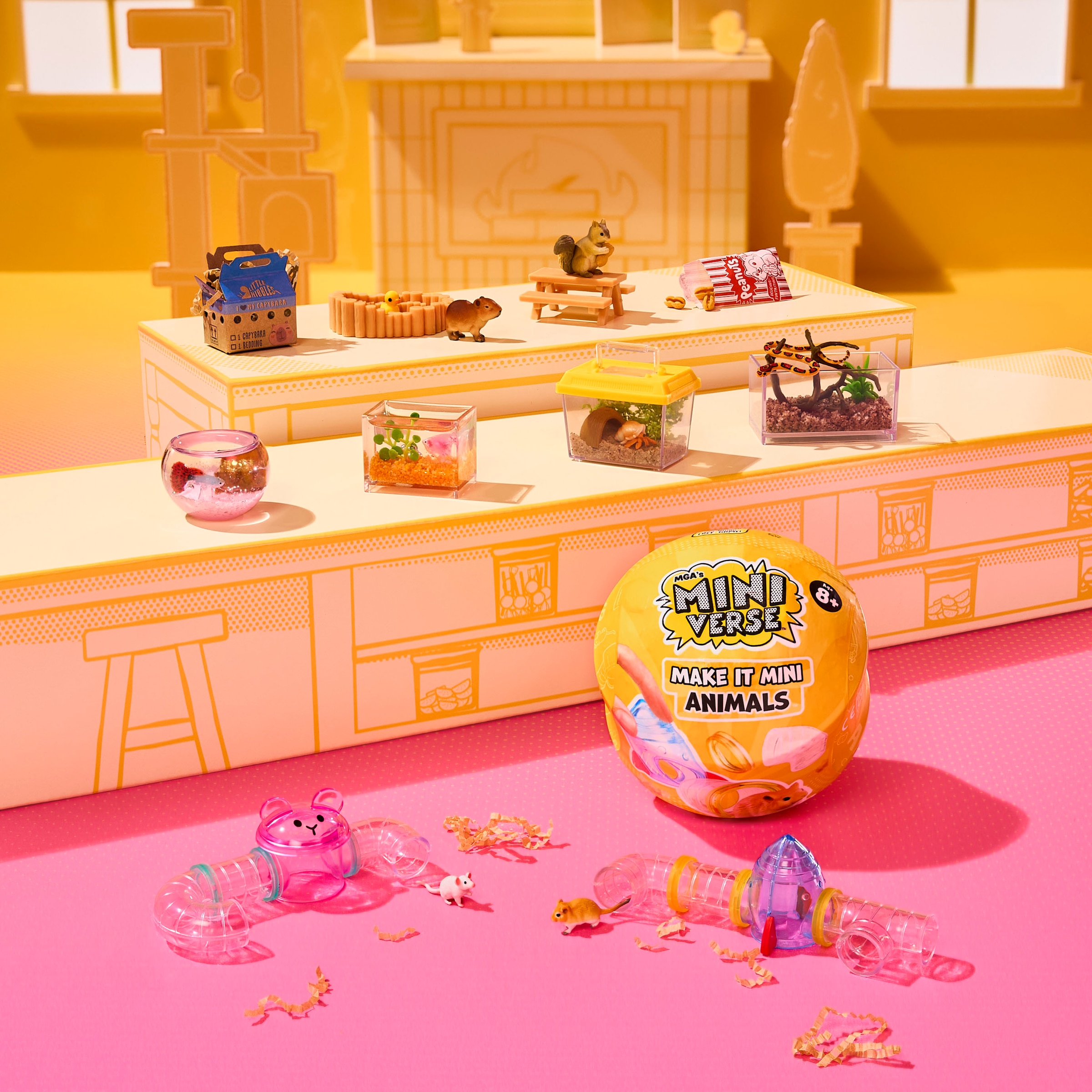 MGA ENTERTAINMENT Kreativset »MGA's Miniverse - Make It Mini Animals Series 2«