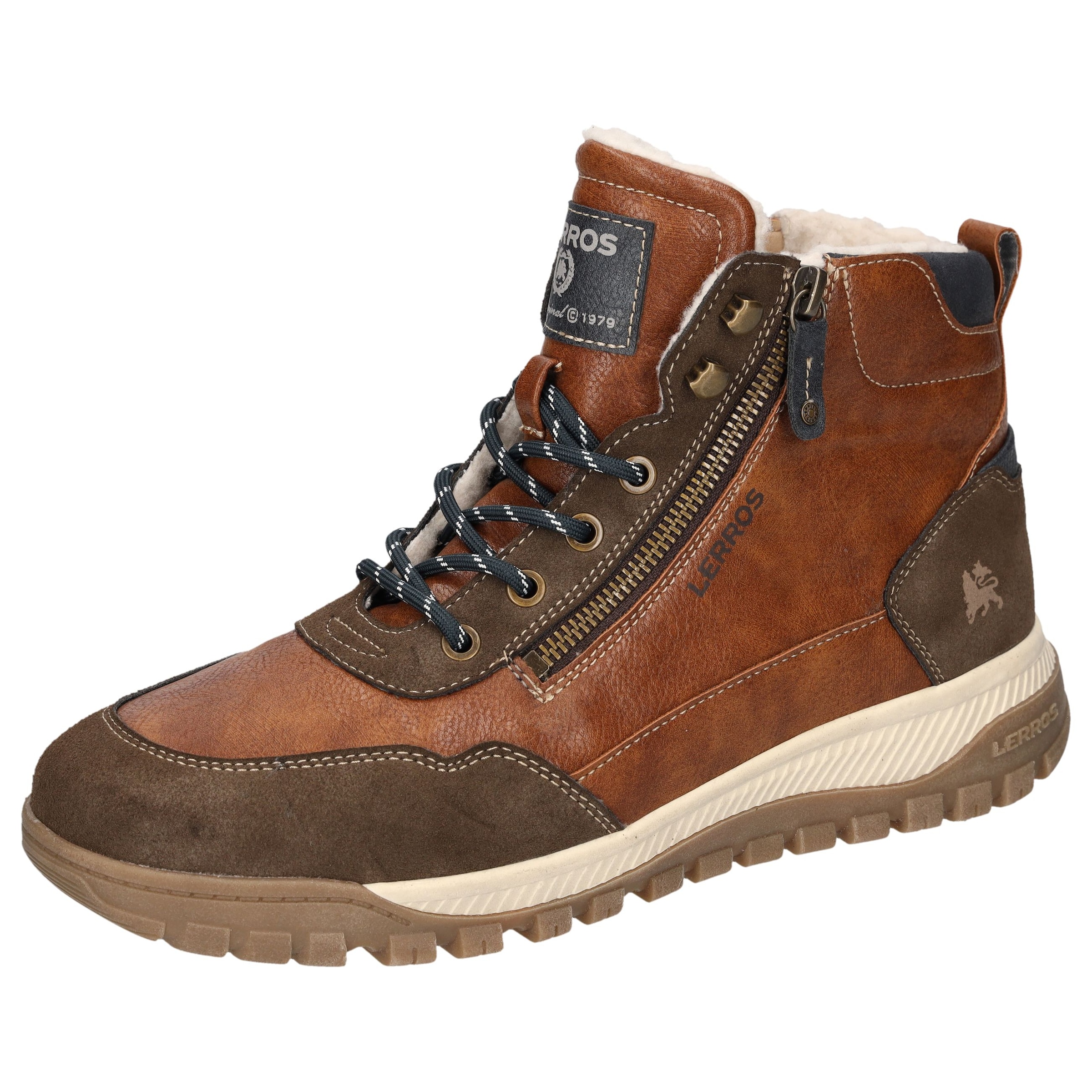 LERROS Winterboots  Schnürboots, Outdoorboots mit Ziereißverschluss außen