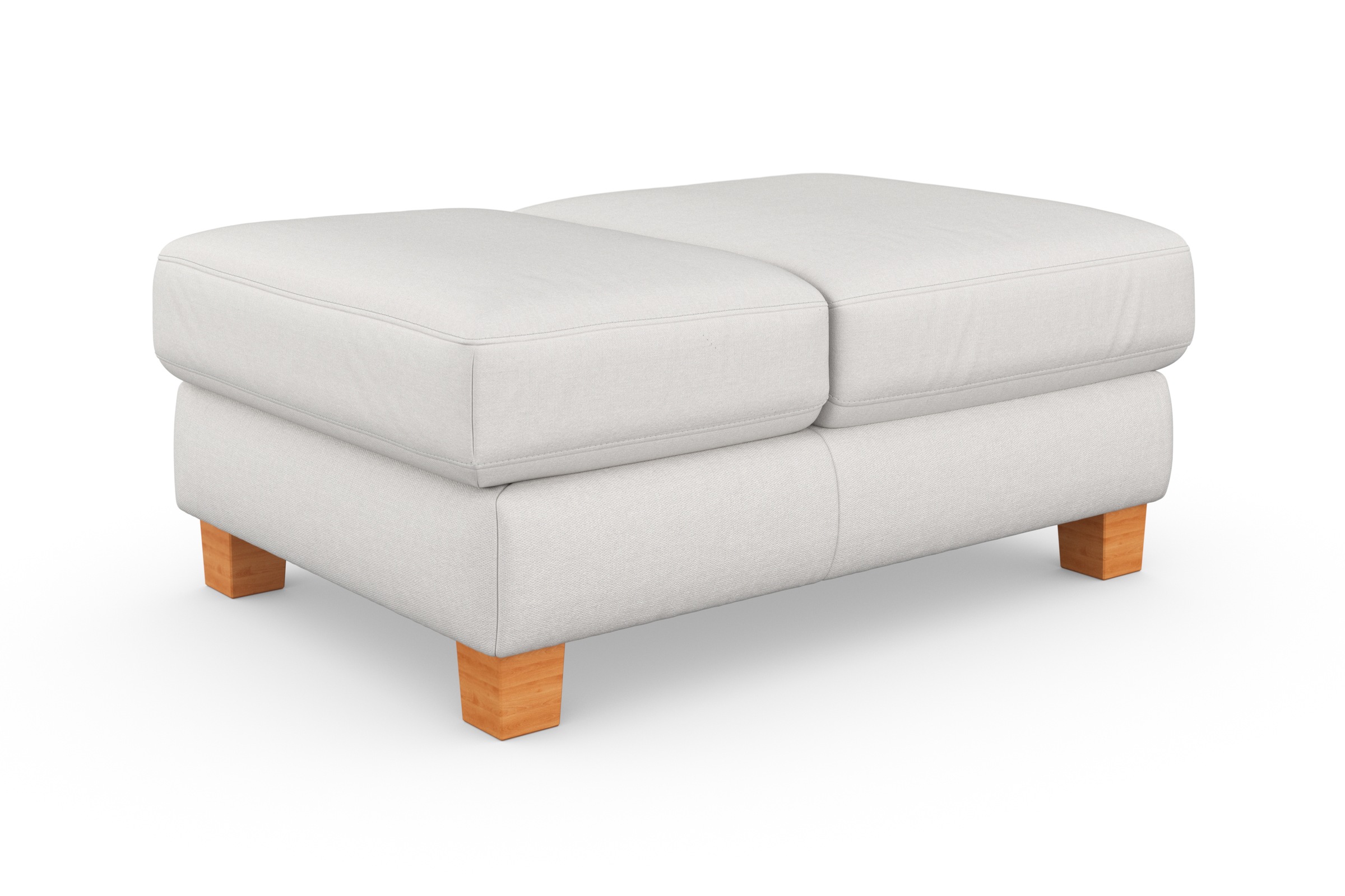 sit&more Polsterhocker »Dundee«, mit Klappfunktion, Federkern und hochwertigen Massivholzfüßen