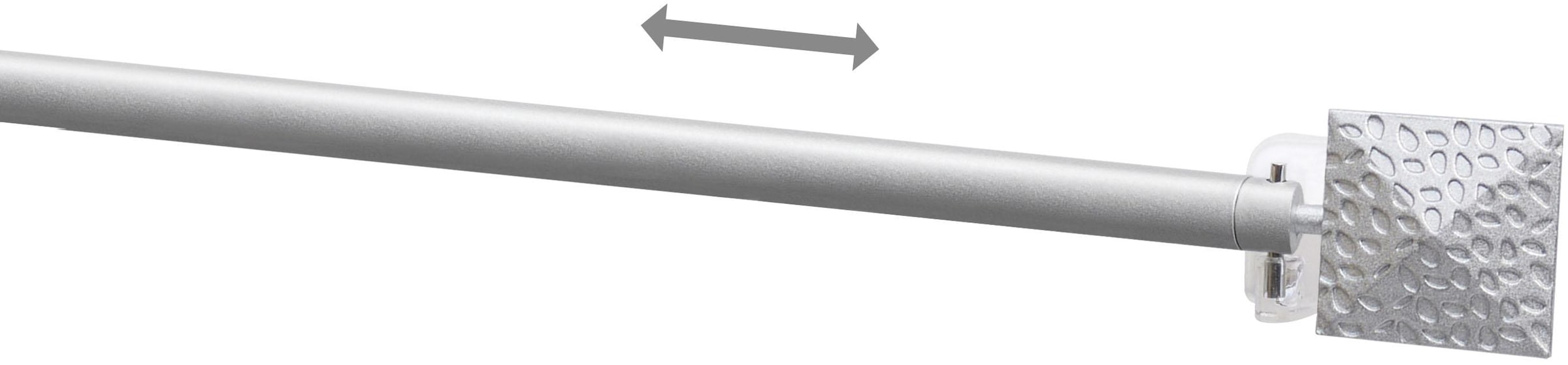 Good Life Scheibenstange »Quadrat« Ø 10 mm 1 läufig-läufig ausziehbar