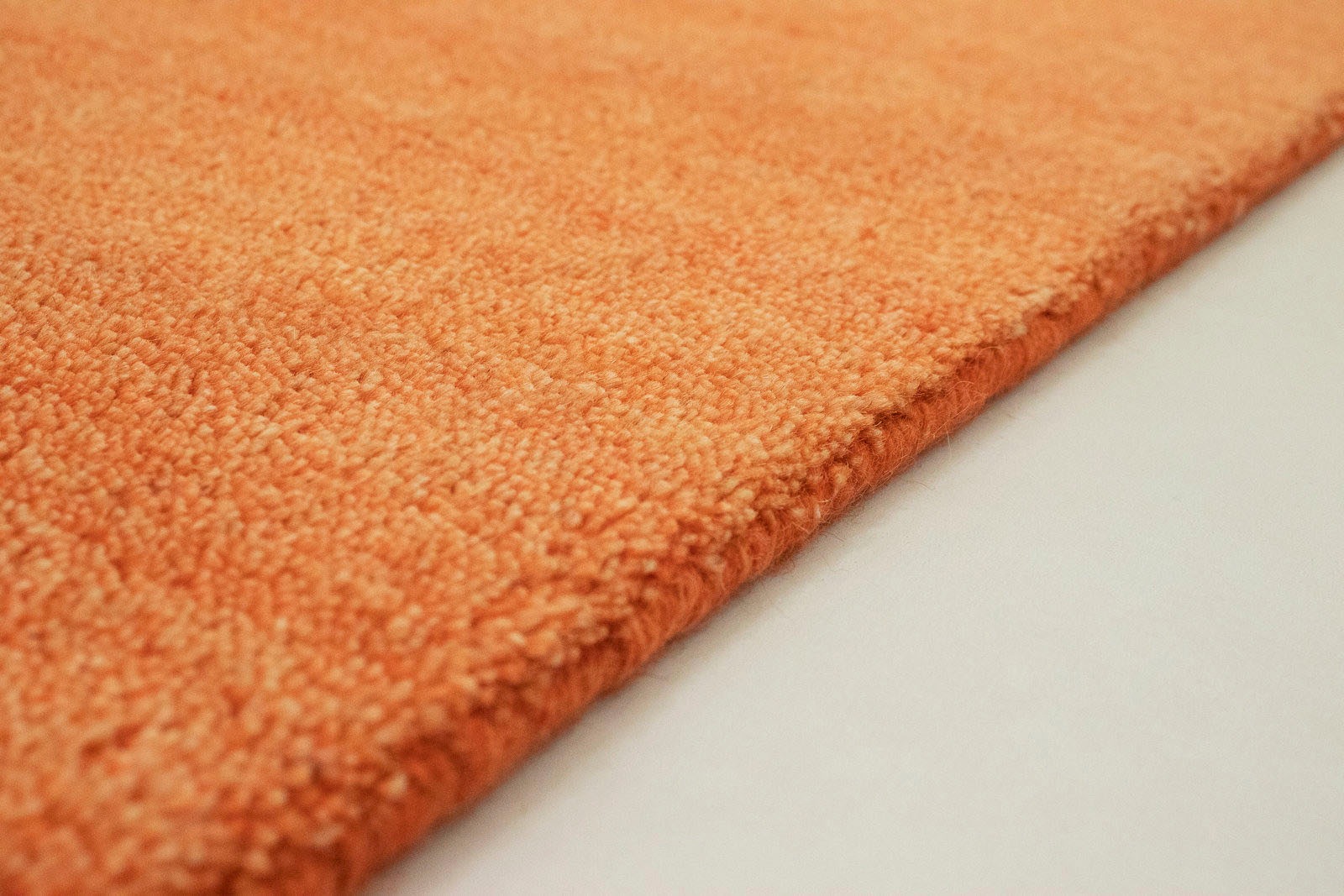 morgenland Wollteppich »GABBEH FEIN FLOWY«, rechteckig, 19 mm Höhe, reine Schurwolle, einfarbig, Wohnzimmer