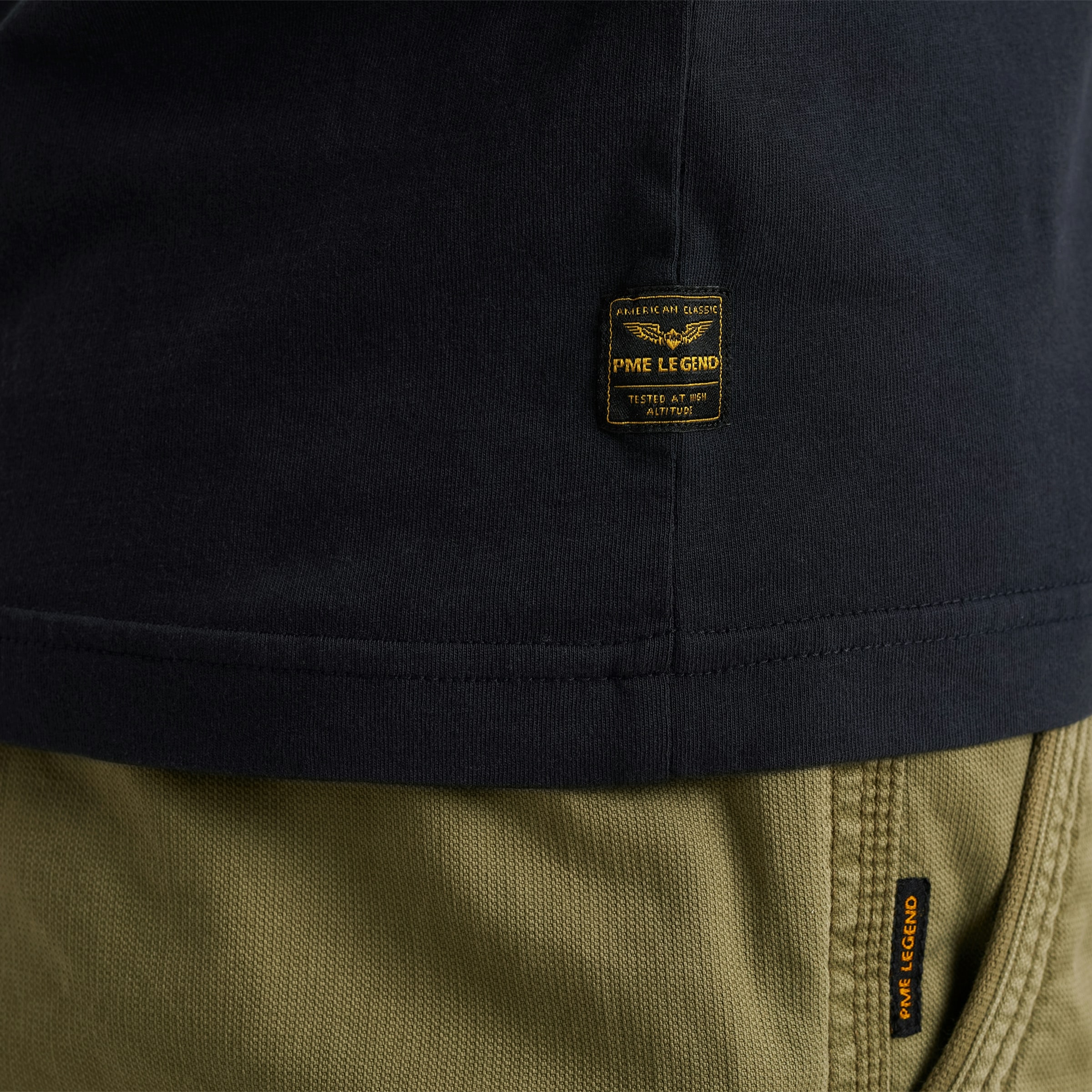 PME LEGEND T-Shirt »Short sleeve r-neck single jersey play«, mit Logo Print